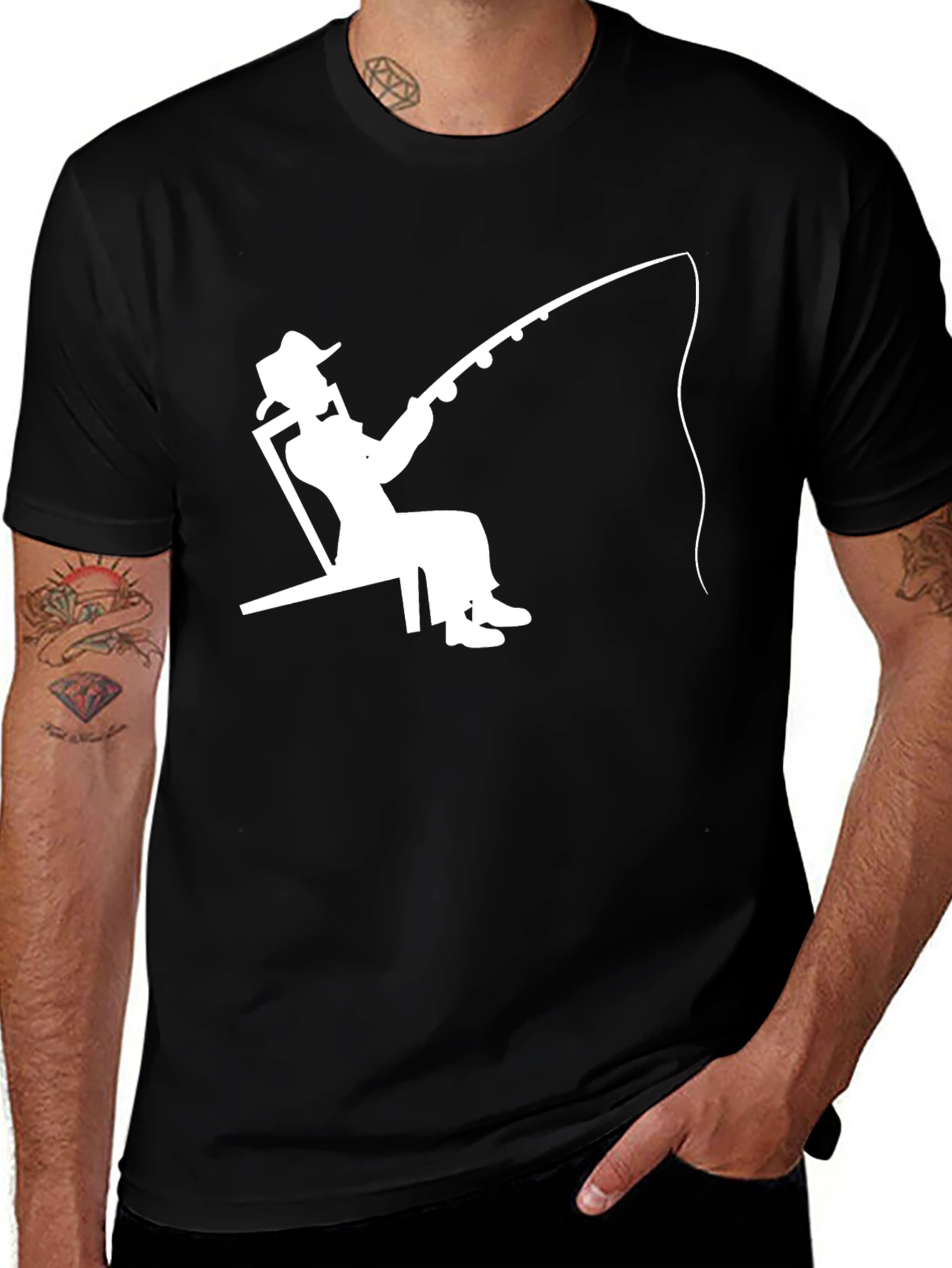 Variant 5 of Fishing Graphic T-Shirt