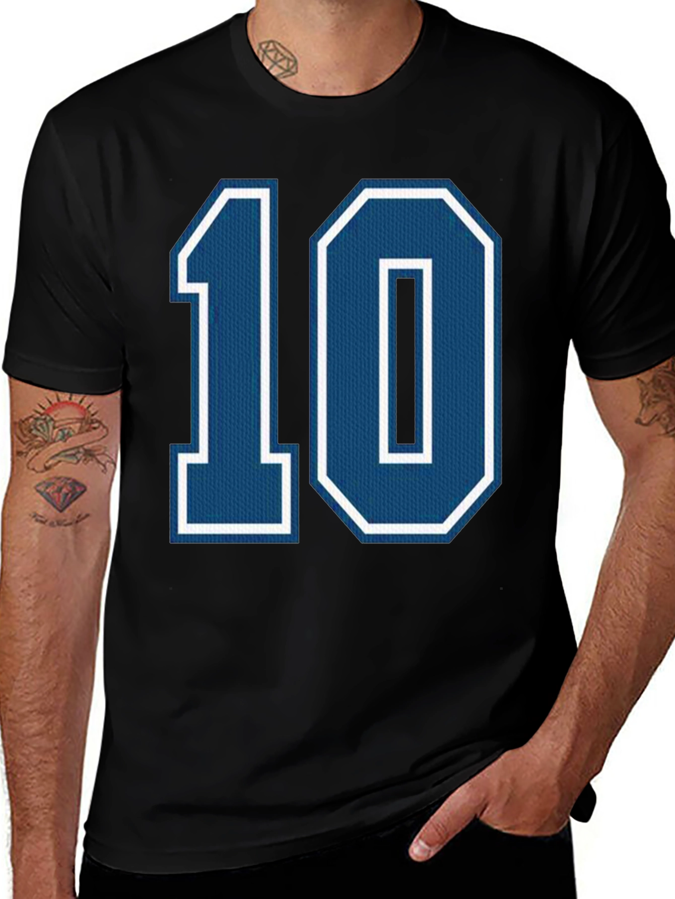 Variant 30 of Number 10 Graphic T-Shirt