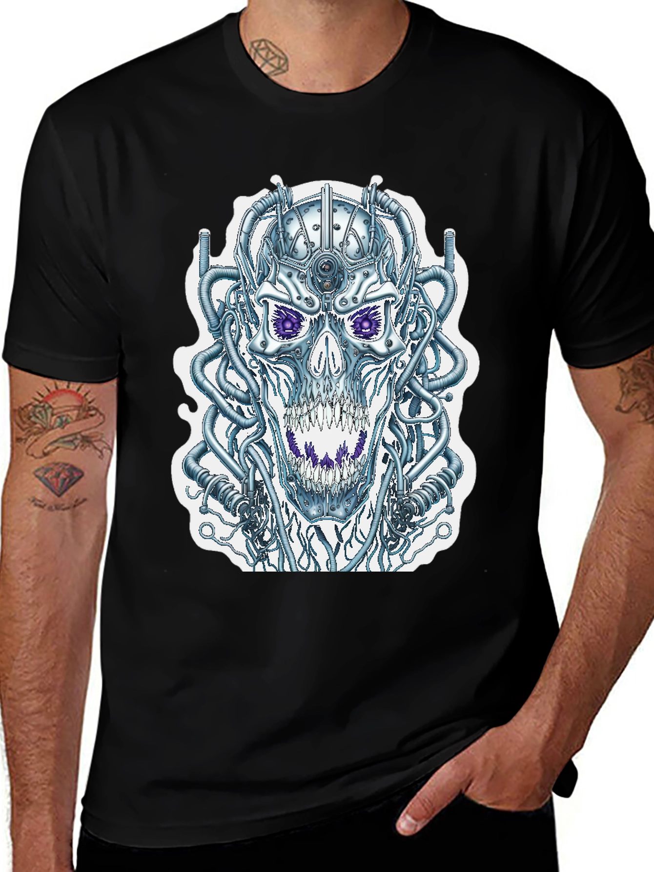 Cyber Skull T-Shirt