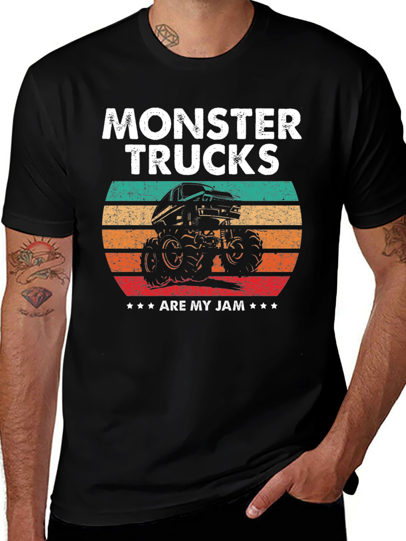 Variant 28 of Monster Trucks Are My Jam T-Shirt