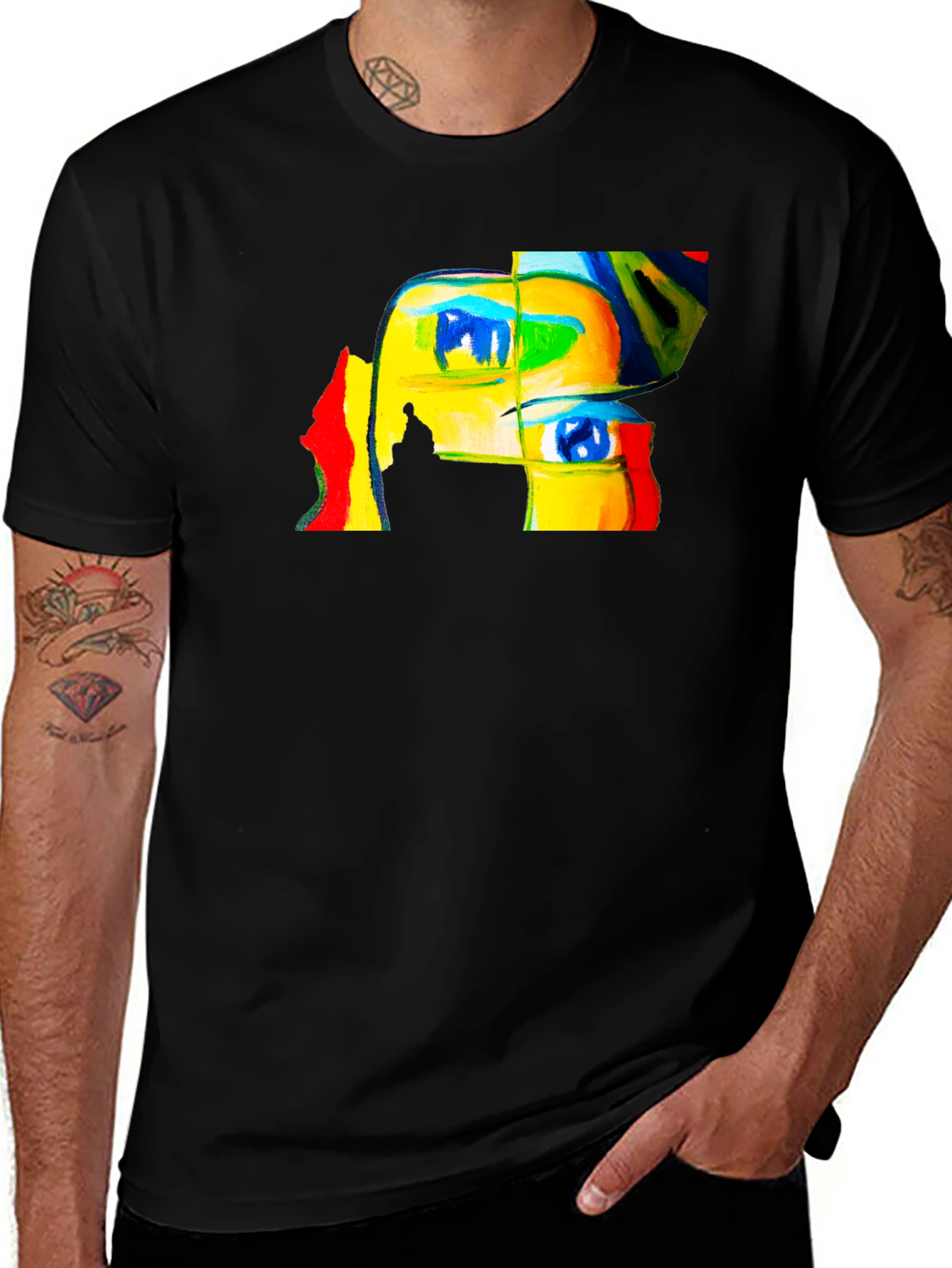 Variant 6 of Abstract Eye T-Shirt - Colorful Graphic Tee