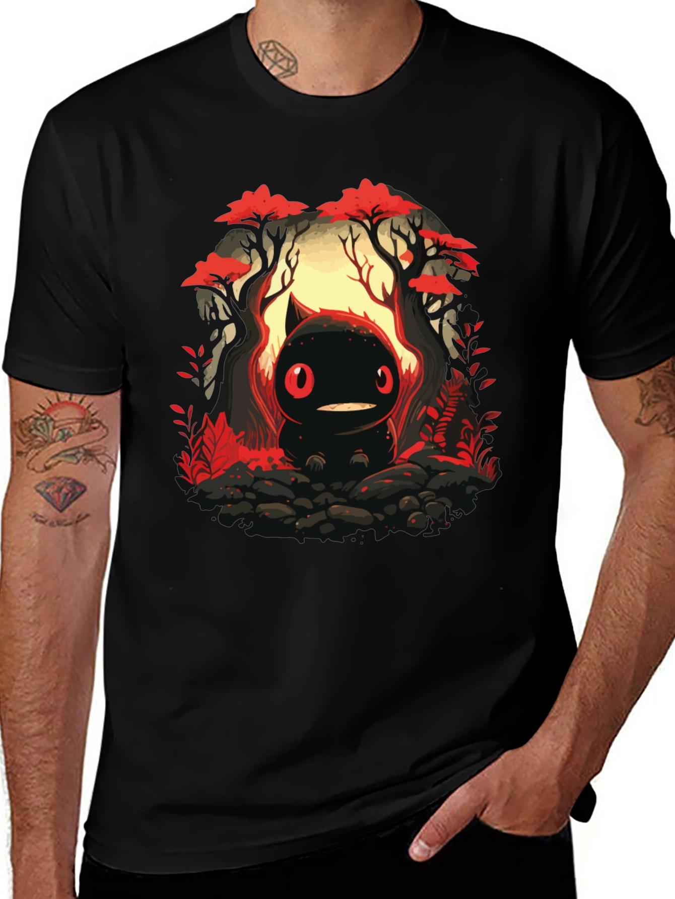 Variant 6 of Cute Dark Forest Creature T-Shirt