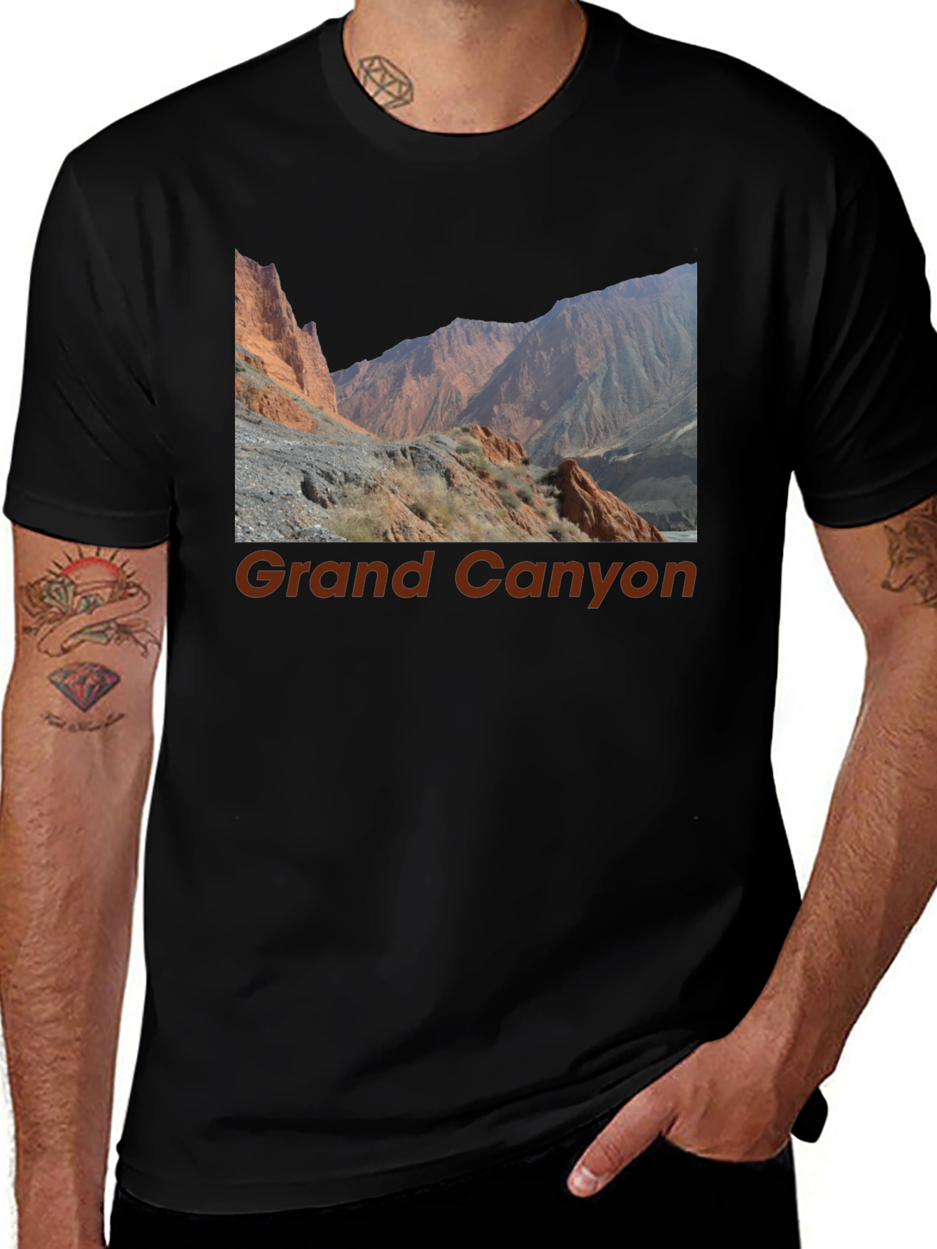 Variant 24 of Grand Canyon Graphic T-Shirt - Black