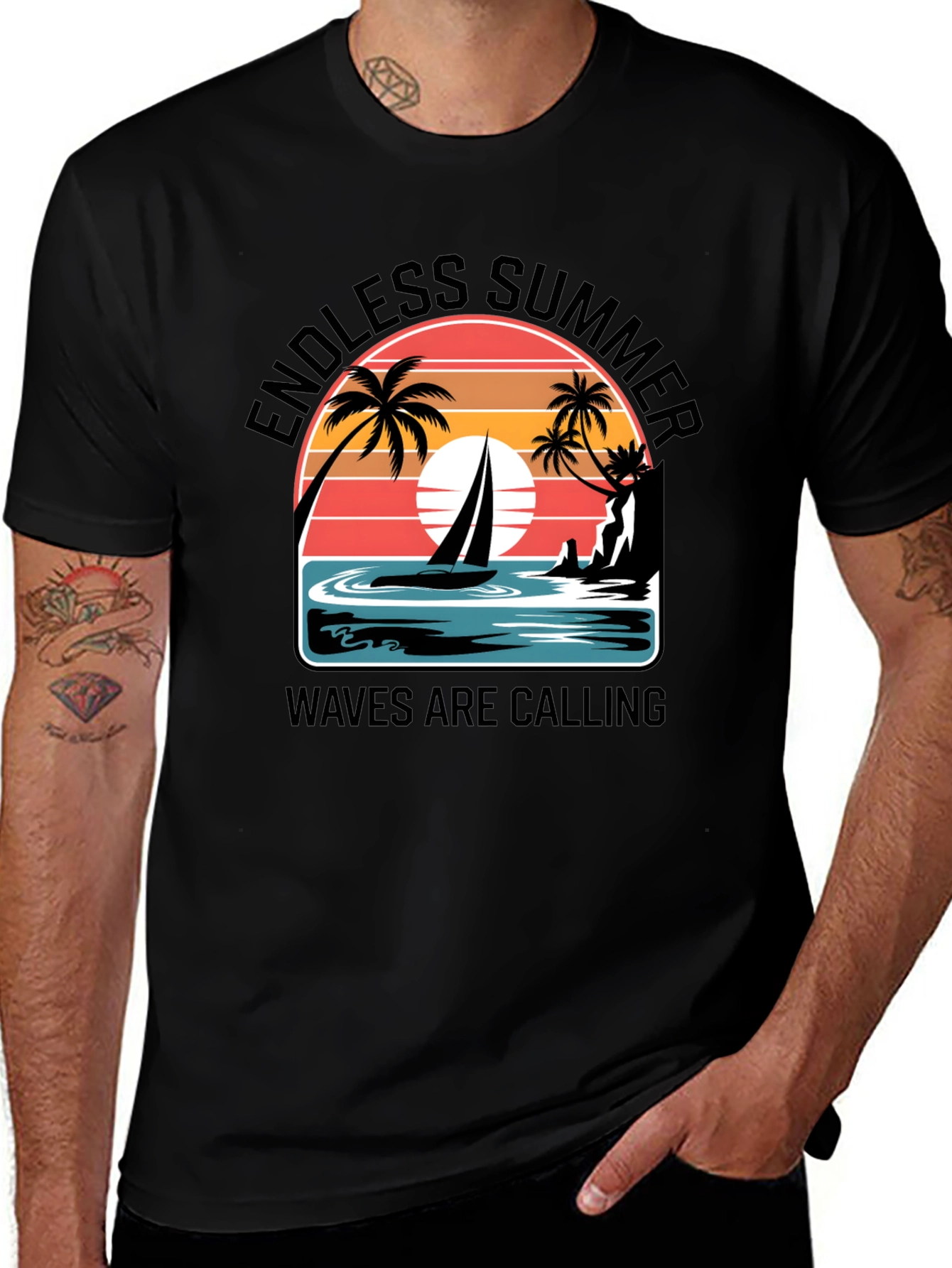 Variant 26 of Endless Summer Waves T-Shirt