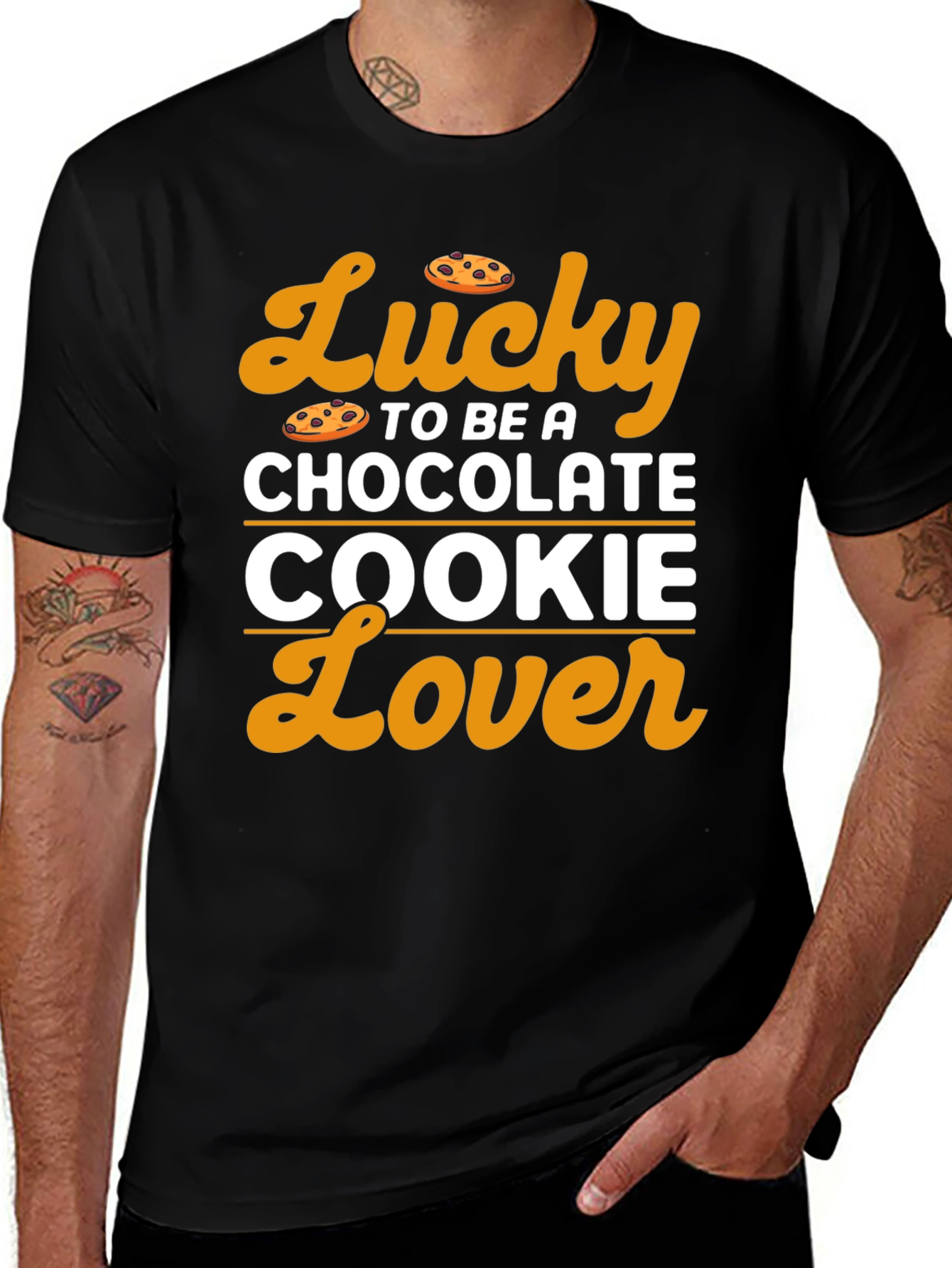 Variant 7 of Lucky Chocolate Cookie Lover Tee
