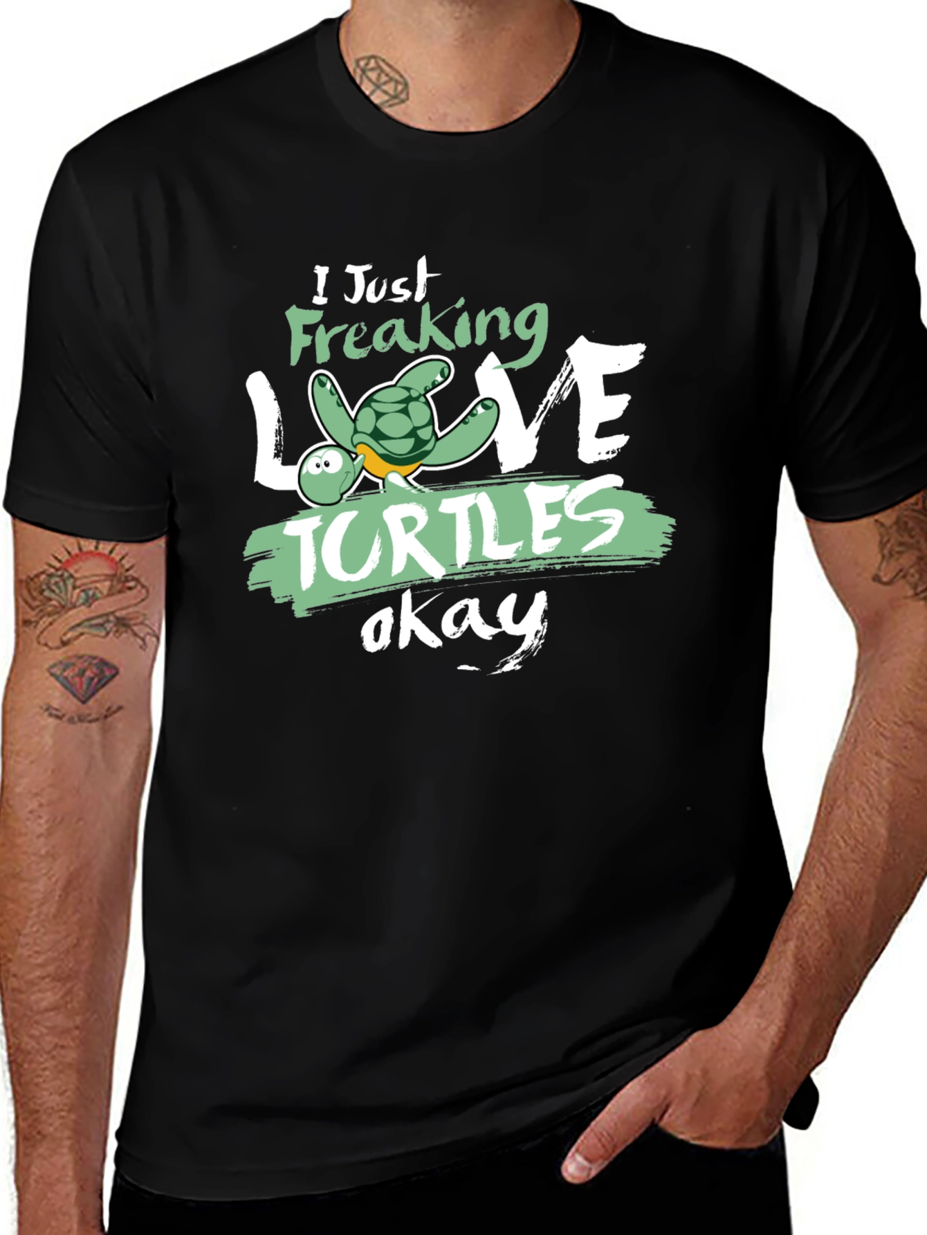 Variant 9 of I Just Freaking Love Turtles T-Shirt