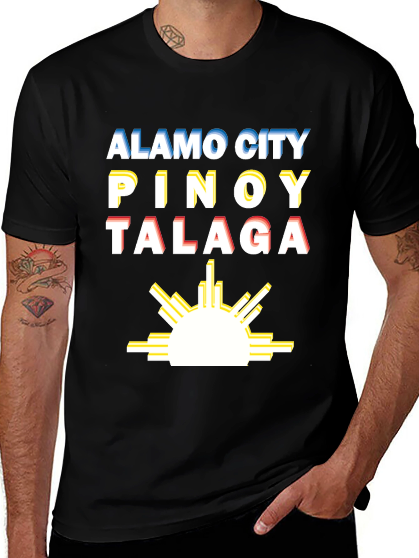 Alamo City Pinoy Talaga T-Shirt