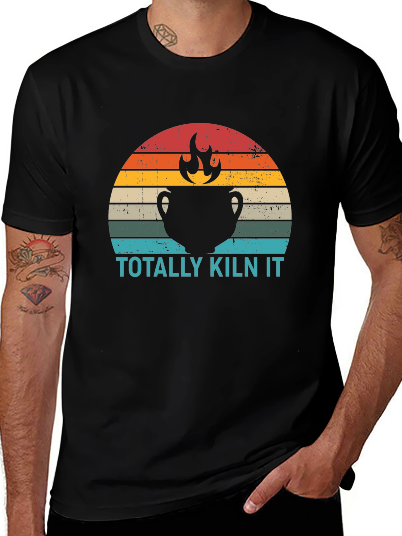 Variant 12 of Totally Kiln It Pottery T-Shirt