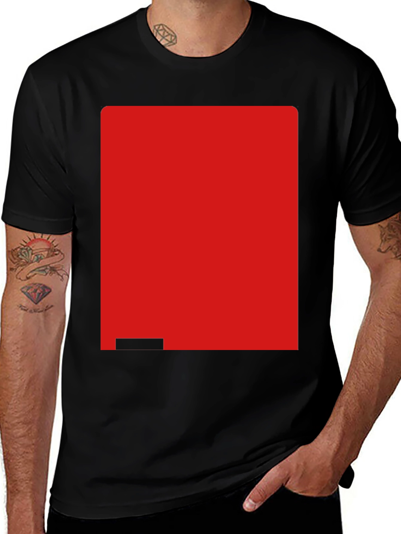 Variant 29 of Bold Block Tee - Modern Minimalist Graphic T-Shirt