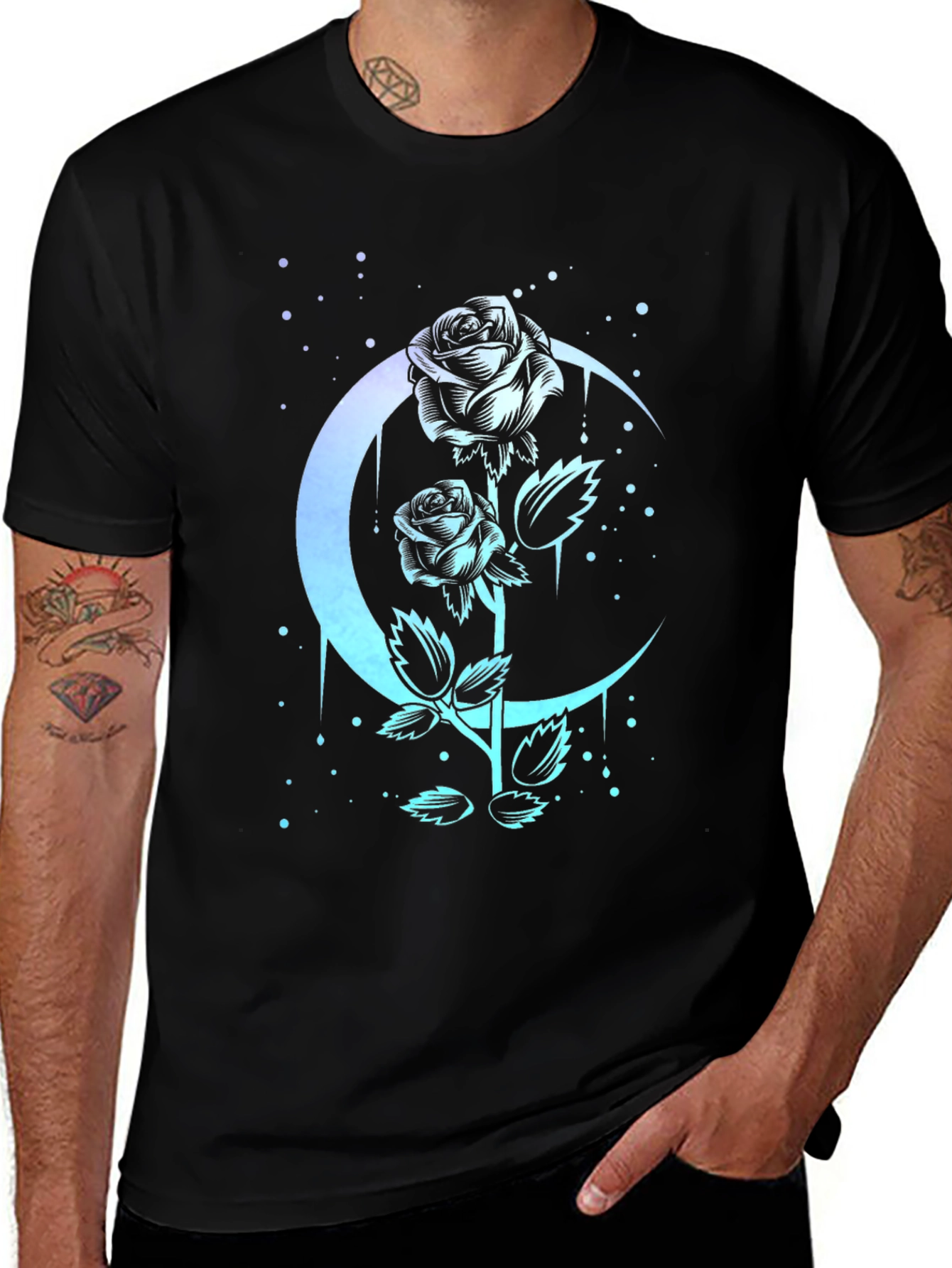 Variant 26 of Moon Rose Graphic Tee