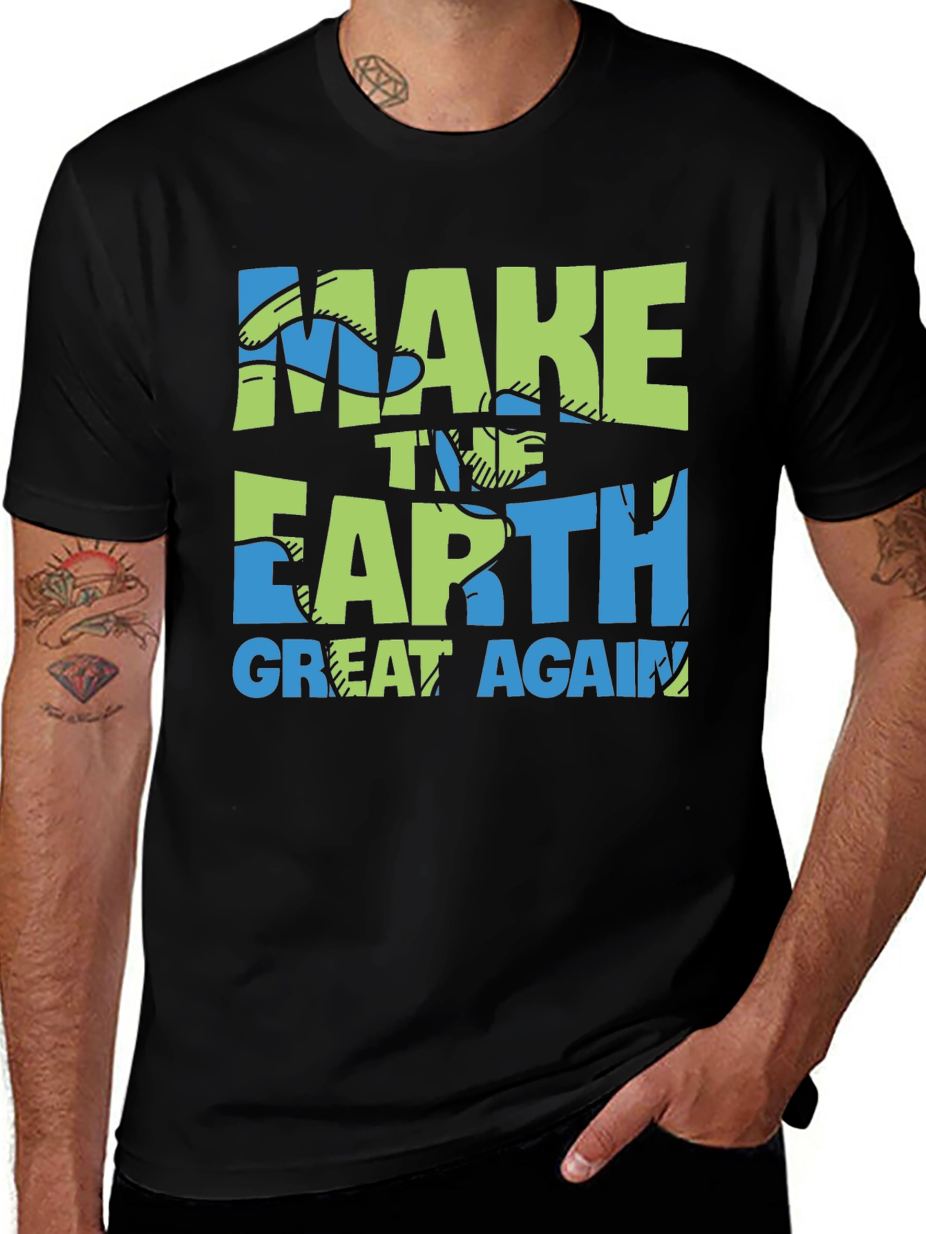 Variant 3 of Make Earth Great Again Graphic T-Shirt