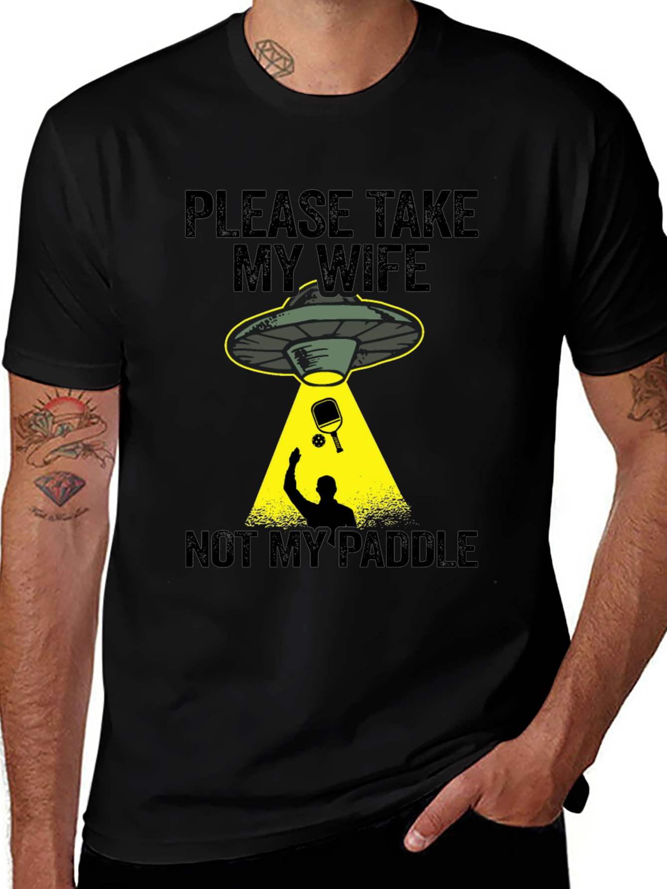 Variant 17 of Funny "Take My Wife, Not My Paddle" T-Shirt