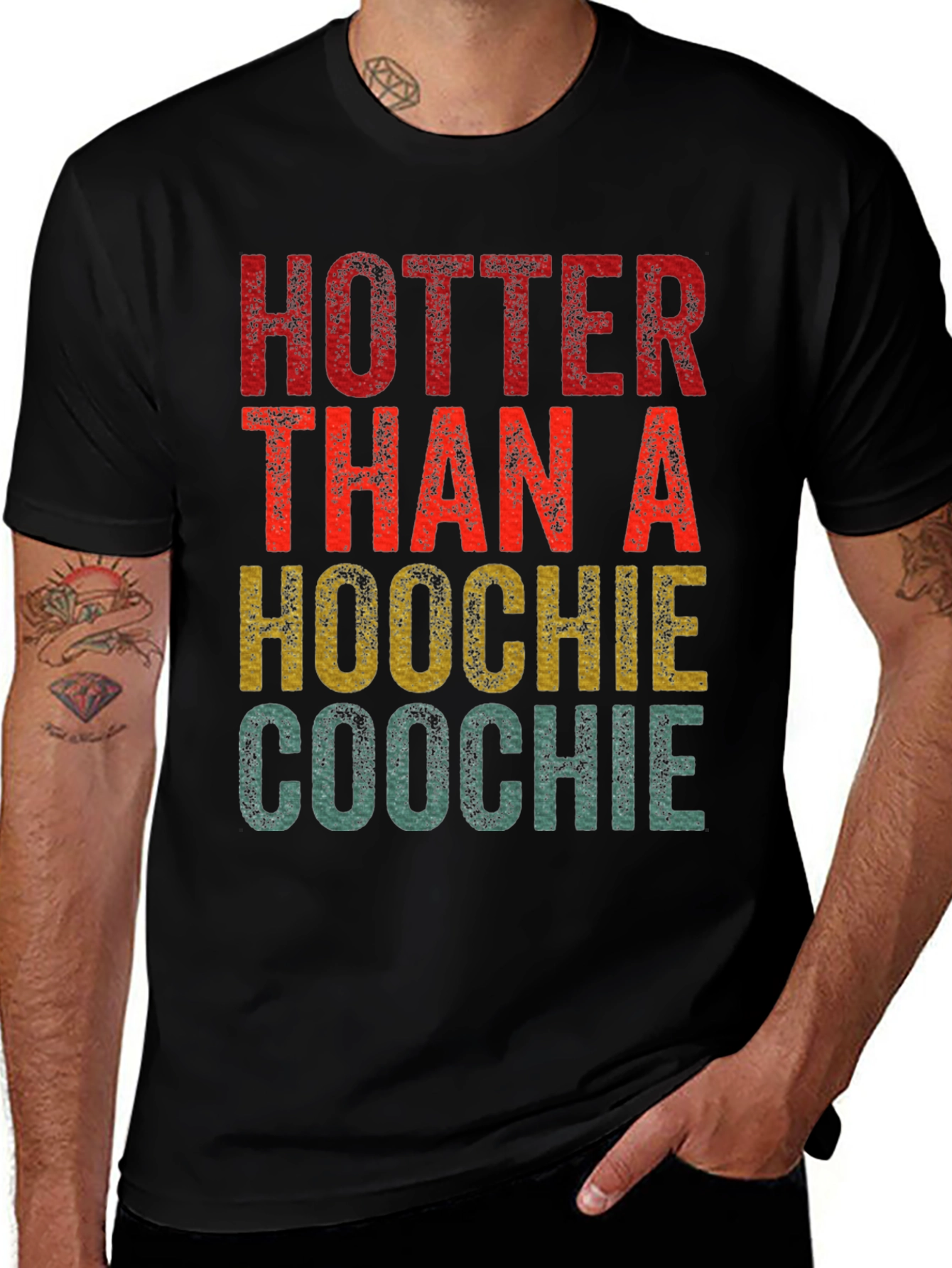 Variant 14 of Hotter Than a Hoochie Coochie Graphic Tee