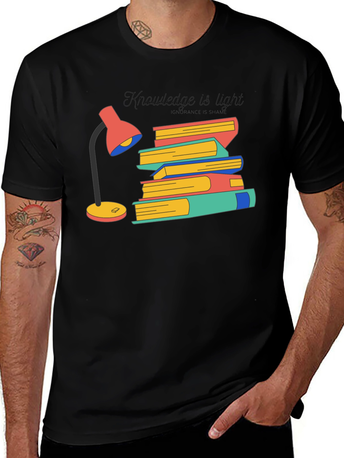 Knowledge is Light Graphic Tee