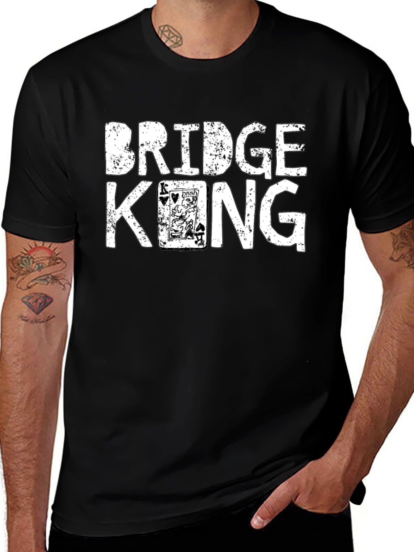 Variant 14 of Bridge King Graphic Tee - Black