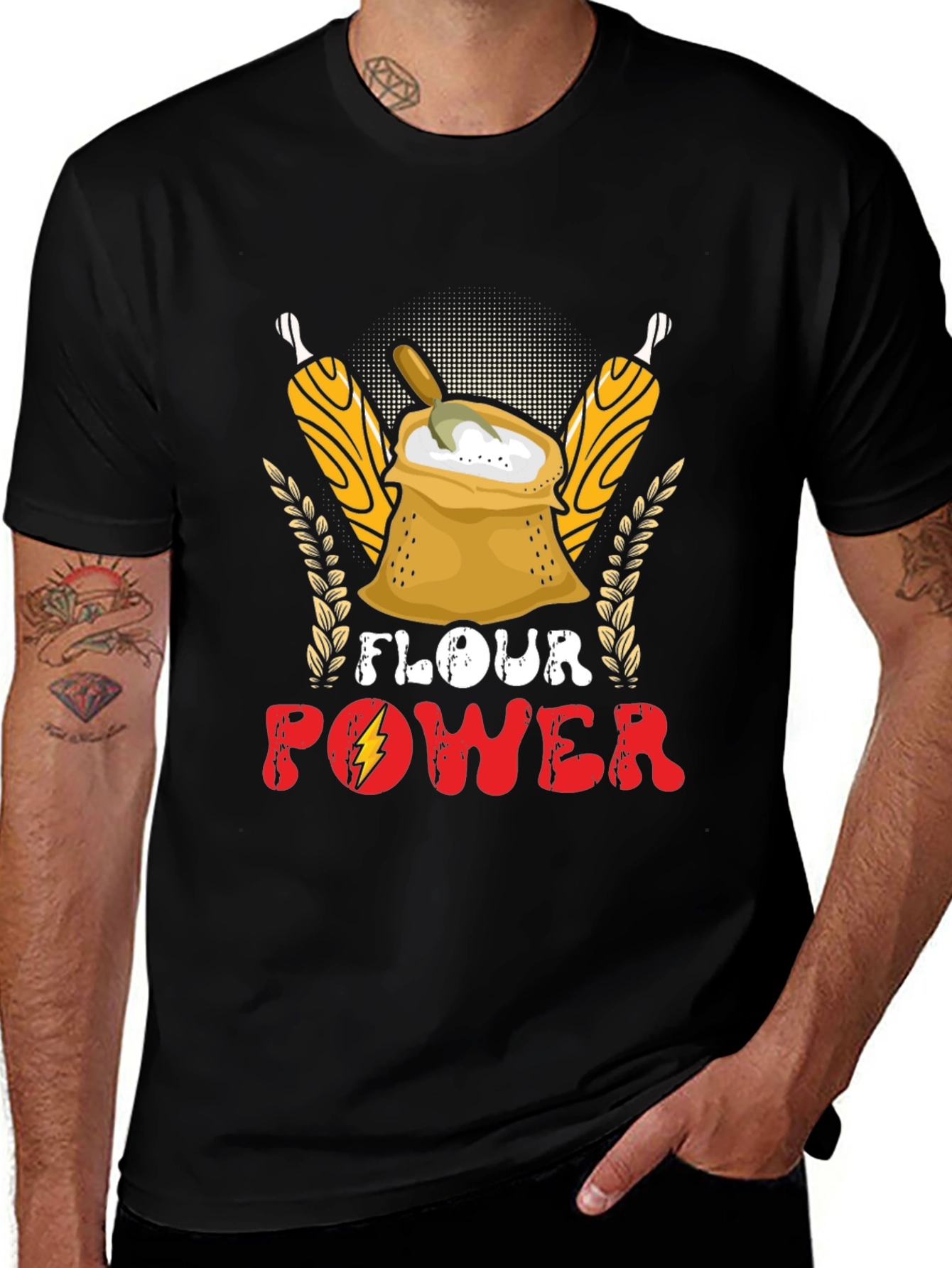 Flour Power T-Shirt - Baker's Delight
