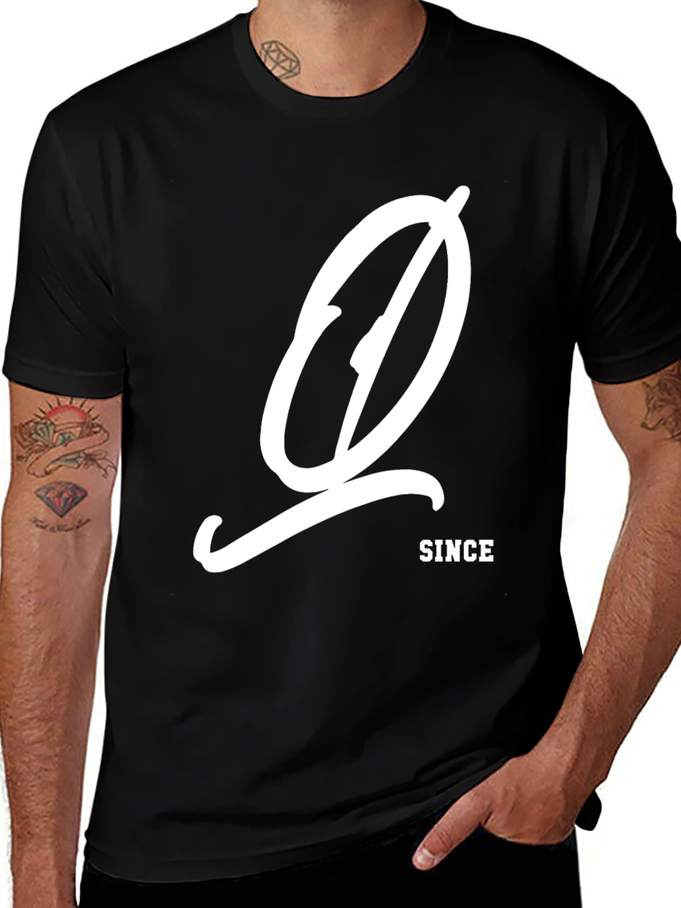 Variant 3 of Stylish Black Graphic Tee - Since