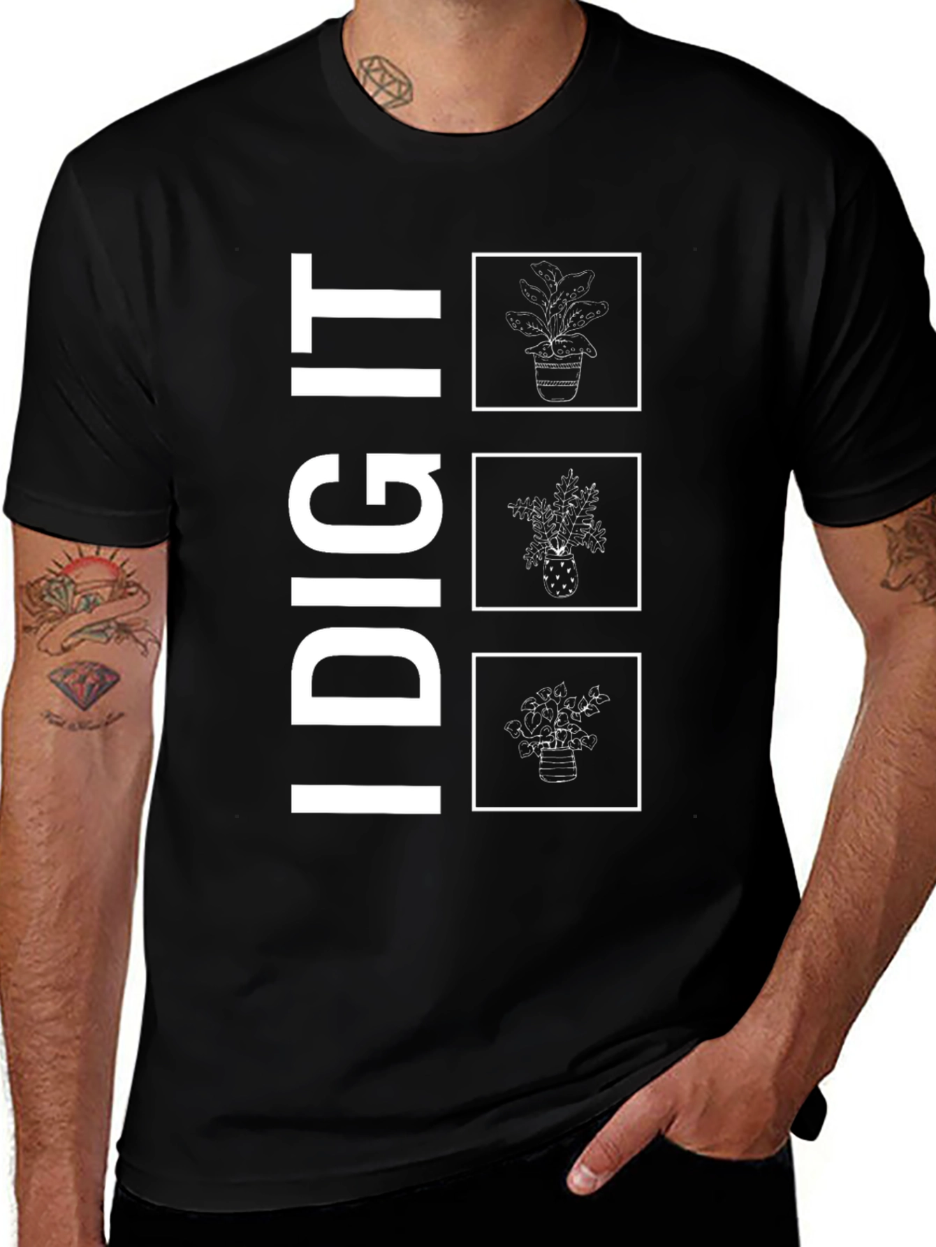 Variant 20 of I DIG IT!  Plant Lover's Graphic Tee