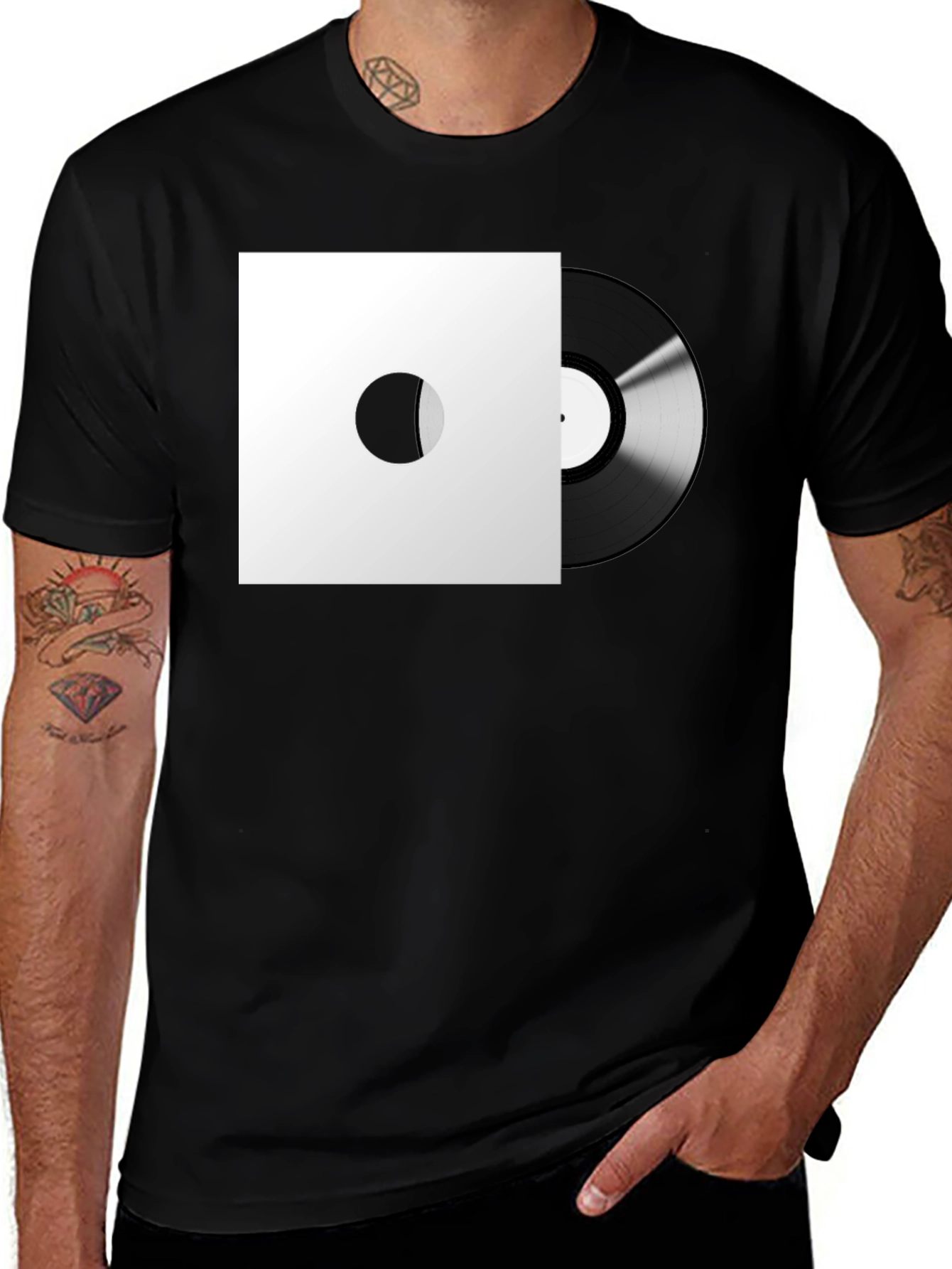 Variant 15 of Vinyl Record Graphic T-Shirt - Classic Music Tee