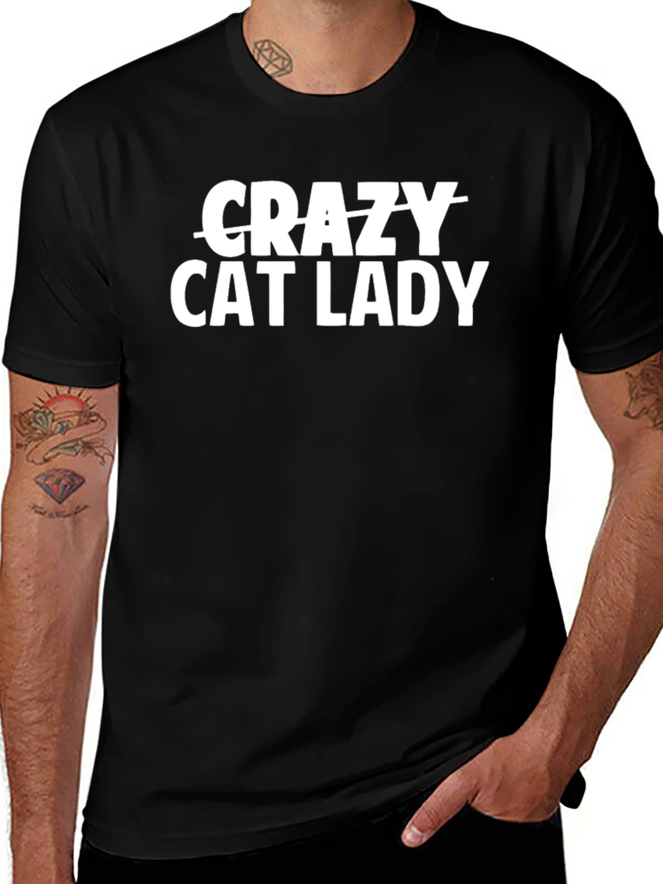 Variant 10 of Crazy Cat Lady T-Shirt - Novelty Graphic Tee