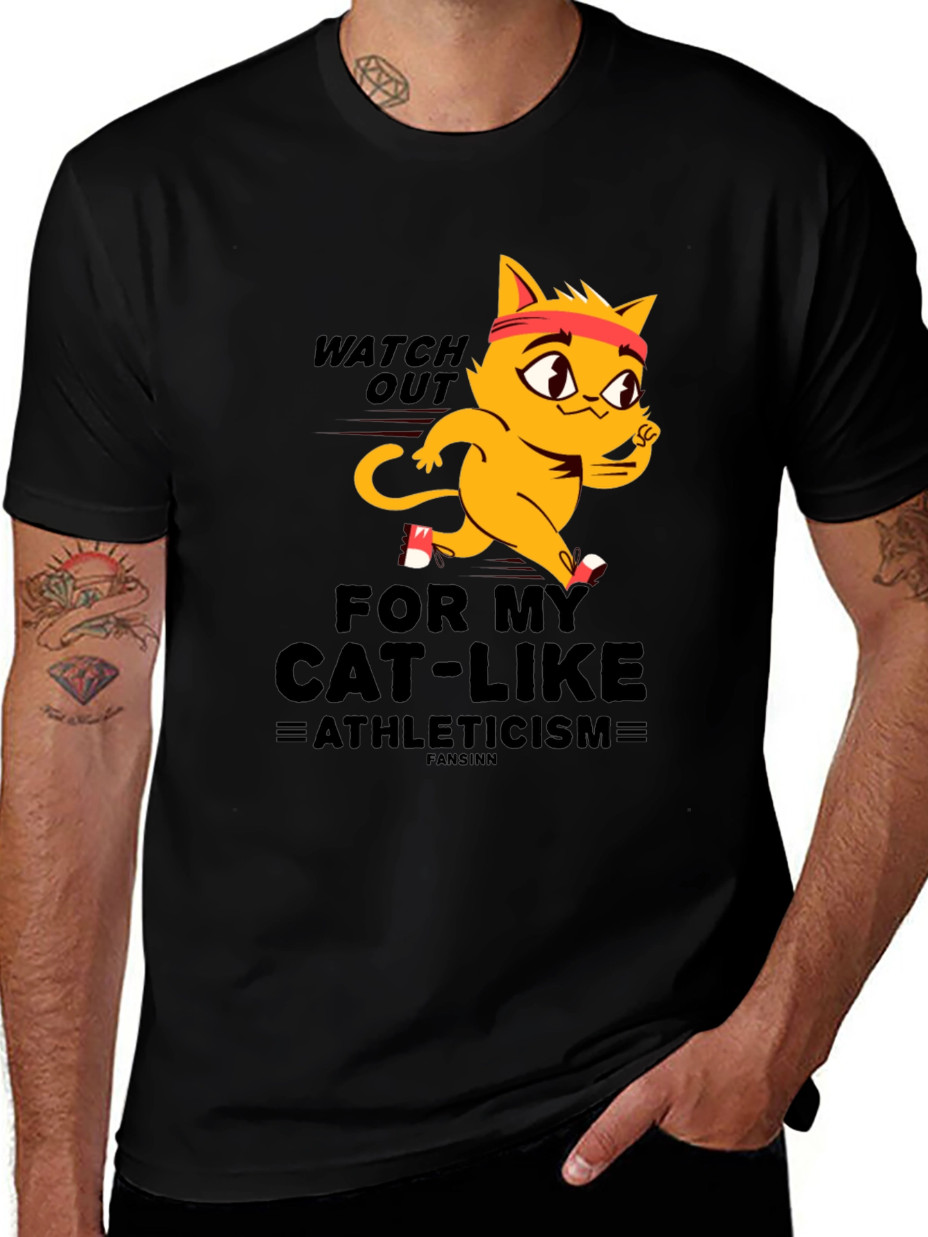 Variant 25 of Cat-Like Athleticism T-Shirt