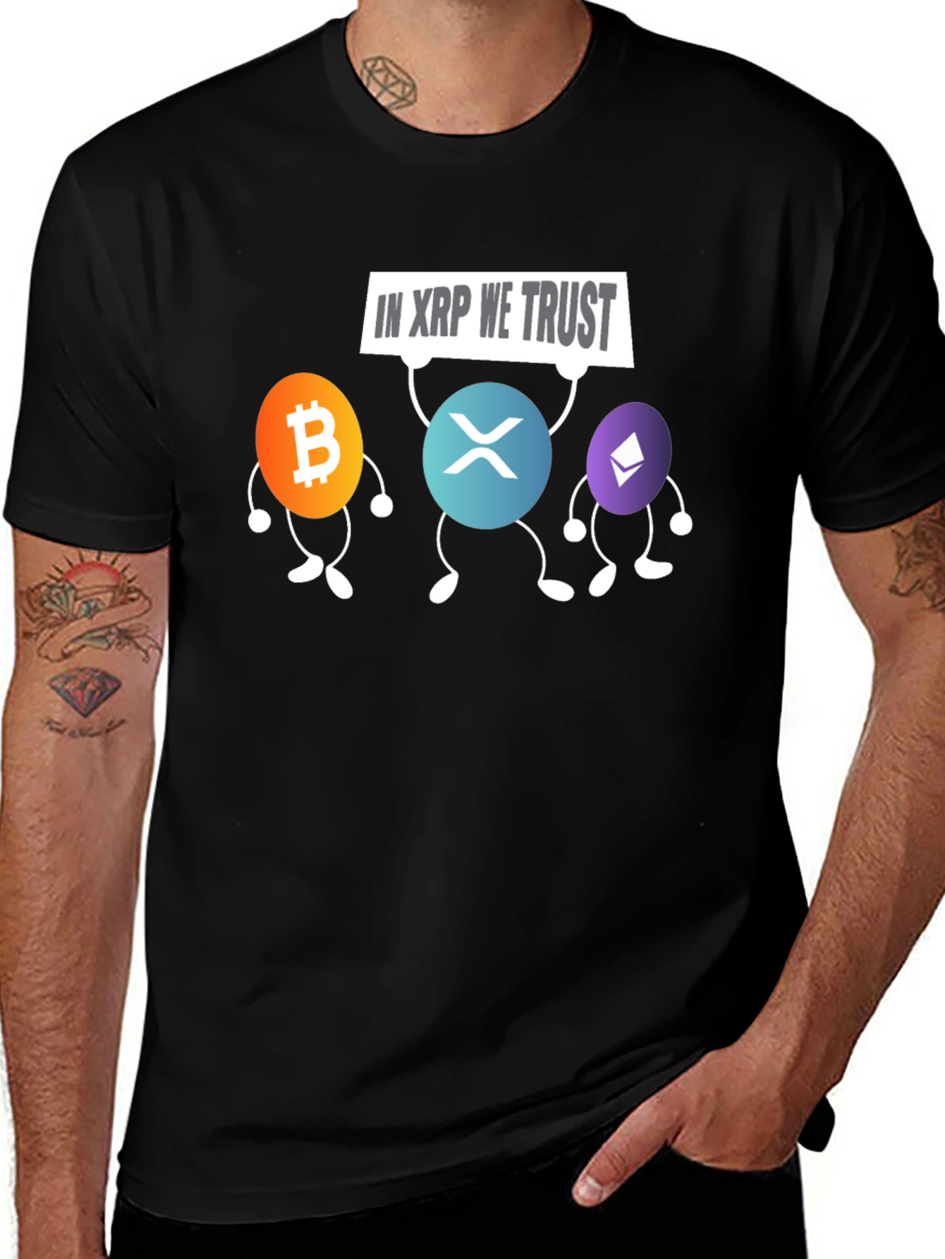 Cryptocurrency XRP Trust Graphic T-Shirt
