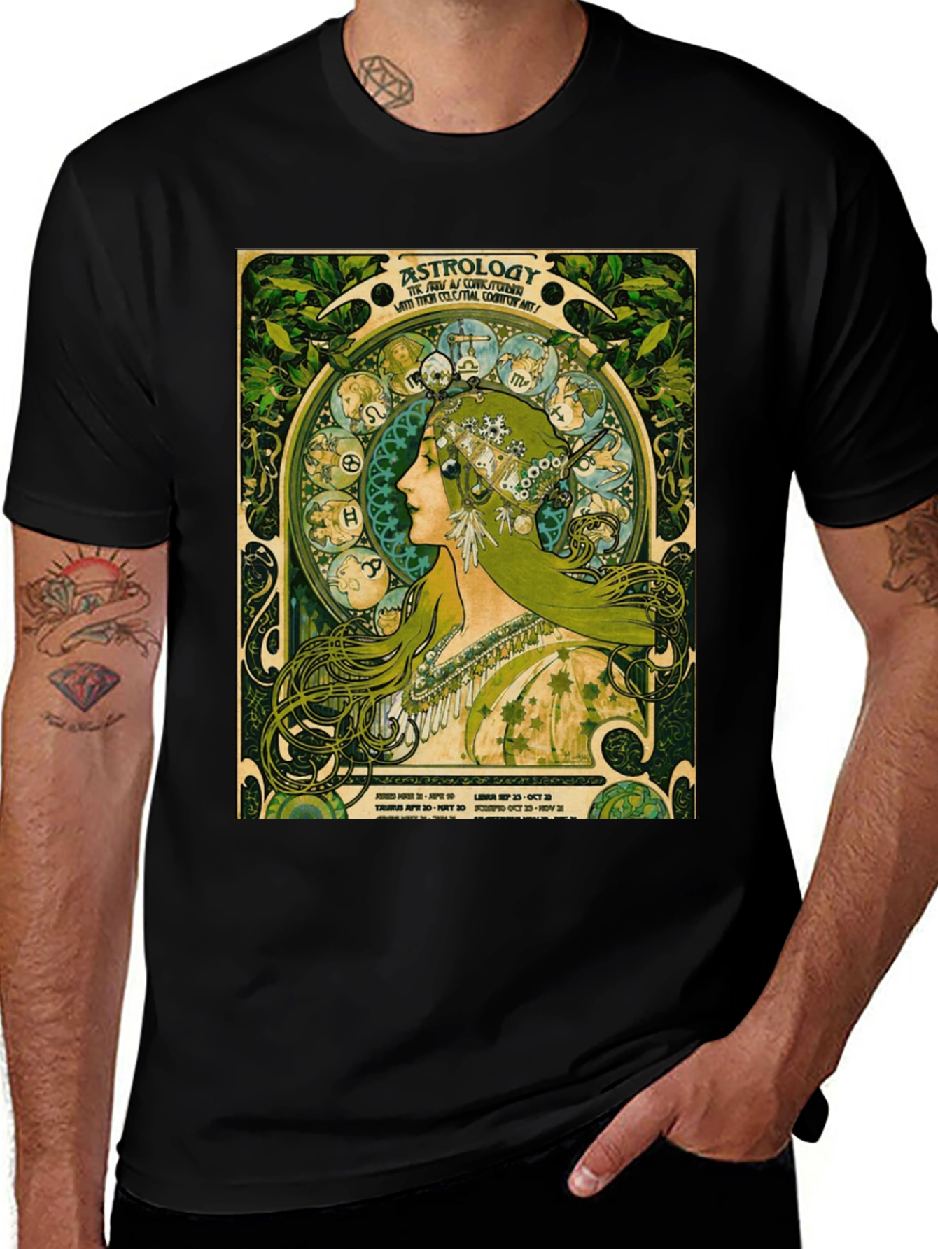 Variant 6 of Astrology Celestial Comfort T-Shirt