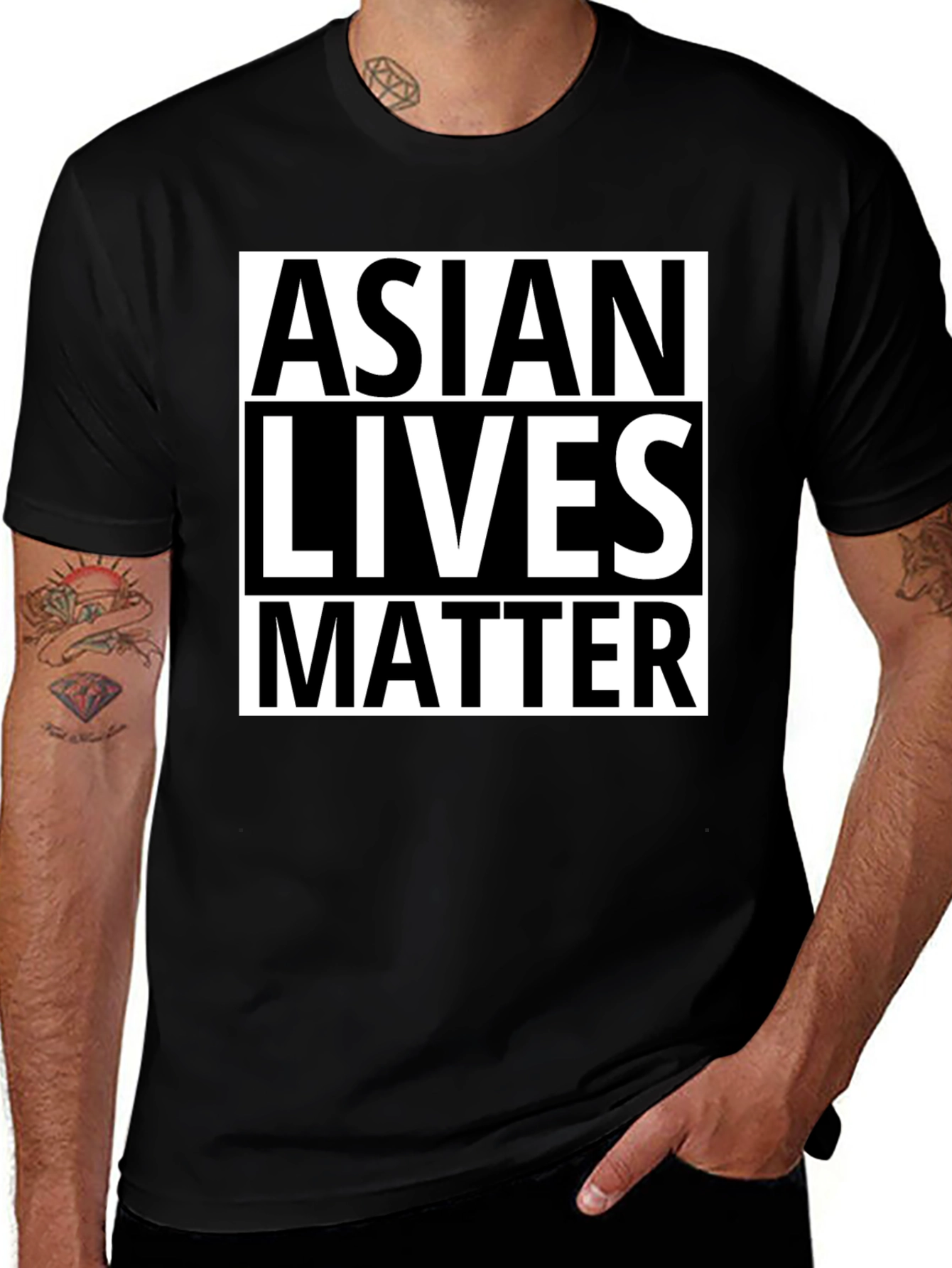 Asian Lives Matter Black T-Shirt