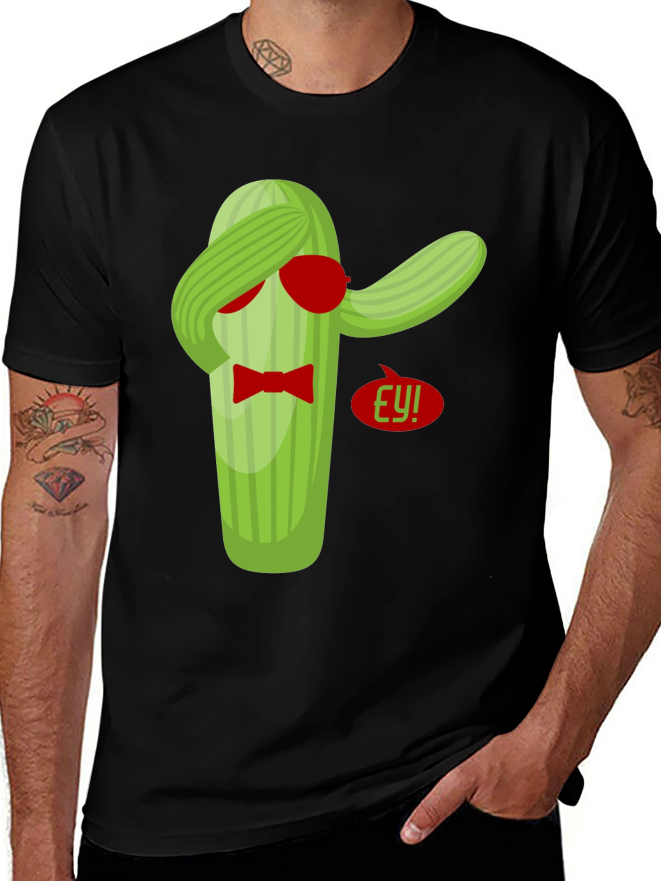 Variant 29 of Dabbing Cactus T-Shirt - Funny Novelty Tee