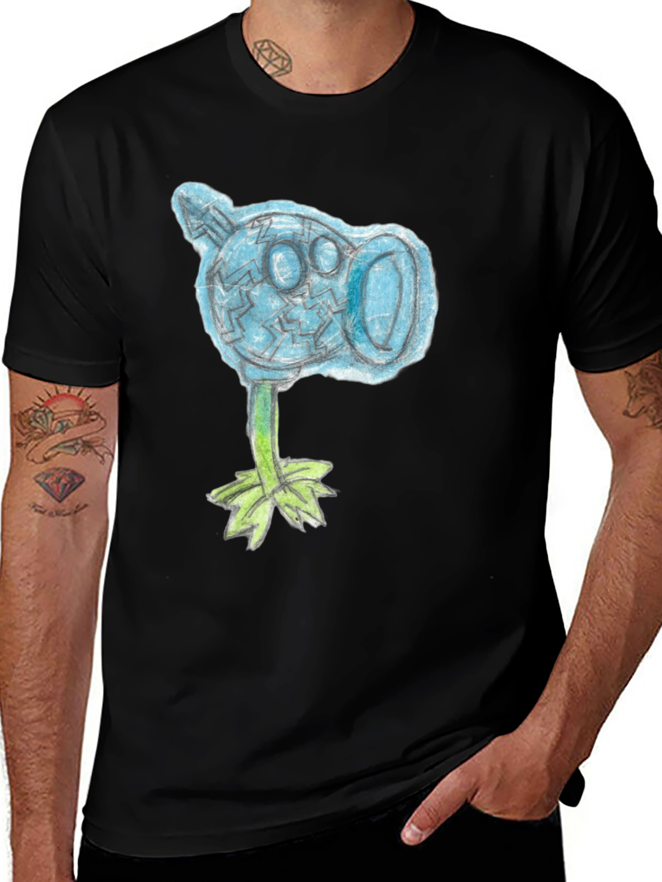 Peashooter Graphic Tee - Plants vs Zombies Inspired
