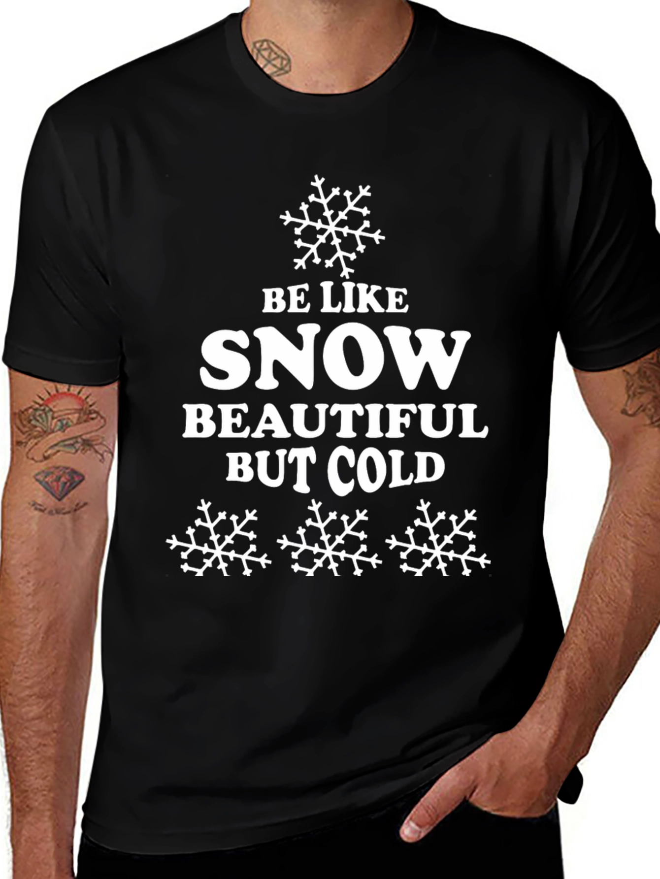 Variant 5 of Be Like Snow Graphic Tee