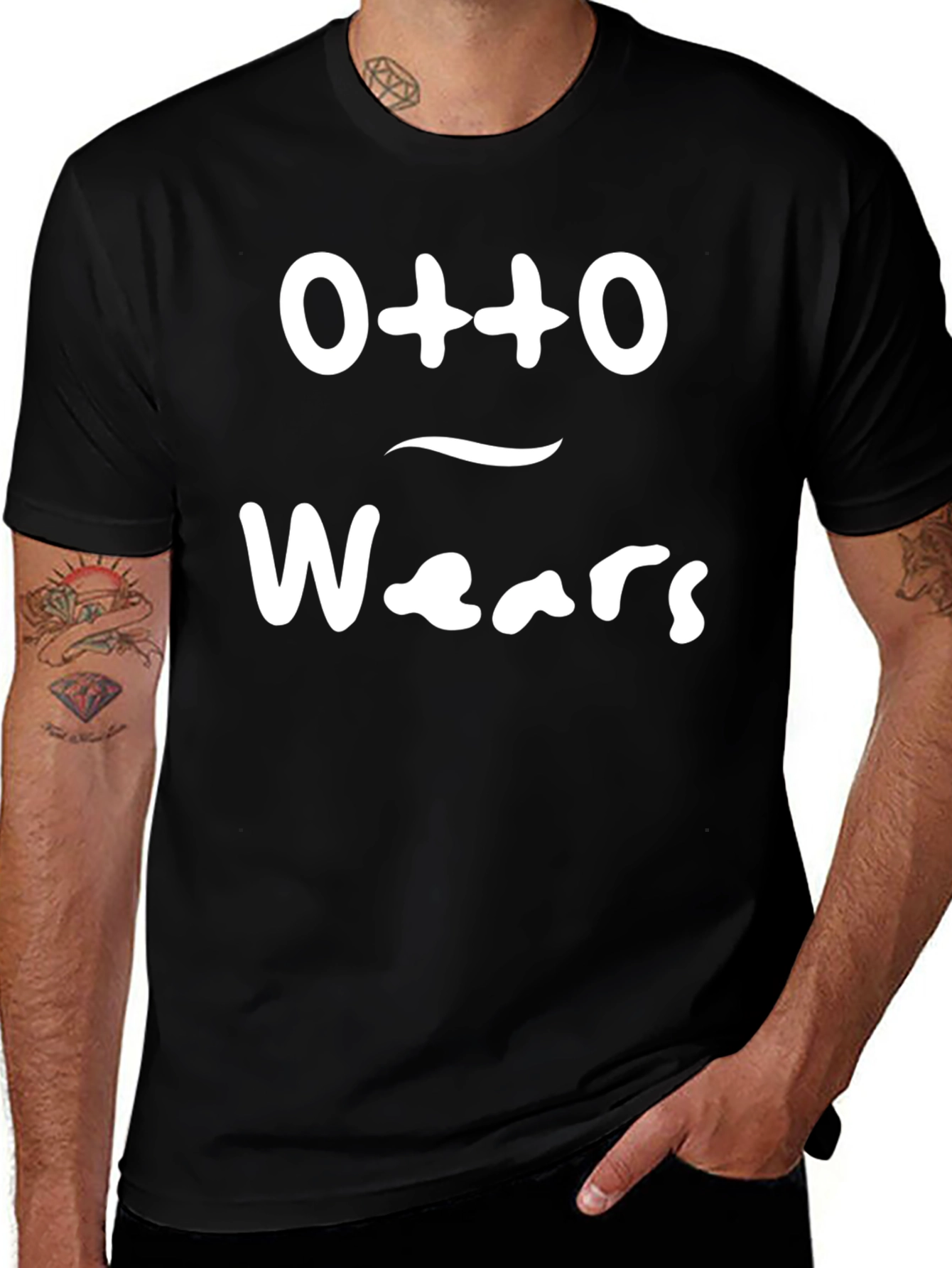Variant 2 of Otto Wears Black T-Shirt - Funny Pun Tee