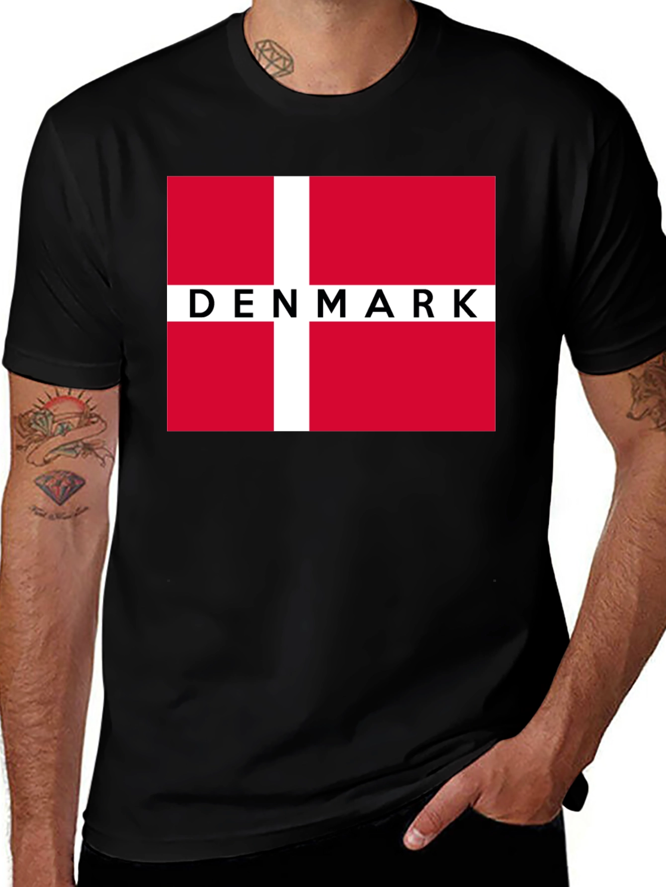 Denmark Flag T-Shirt - Show Your Pride!