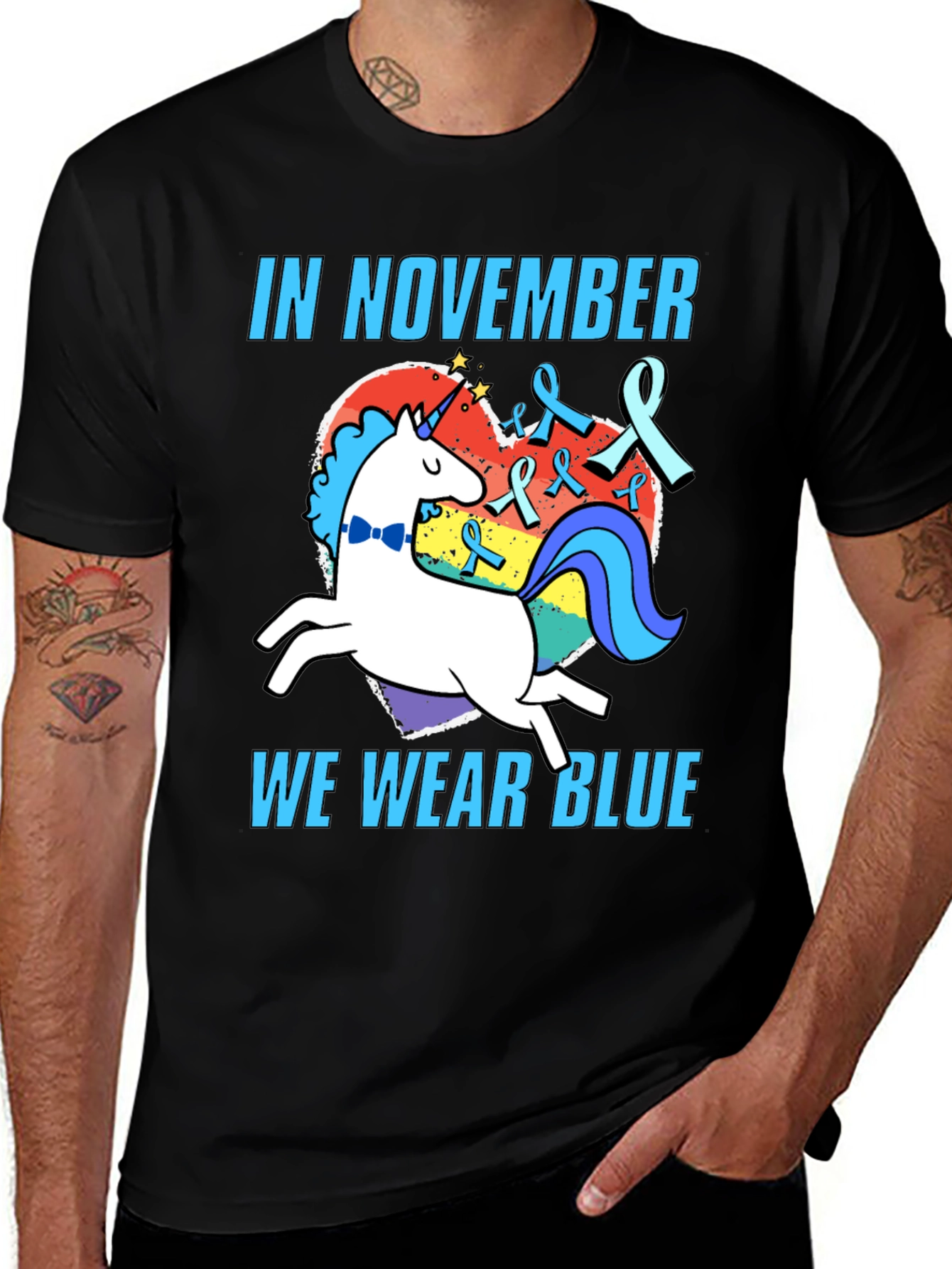 Variant 8 of In November We Wear Blue T-Shirt