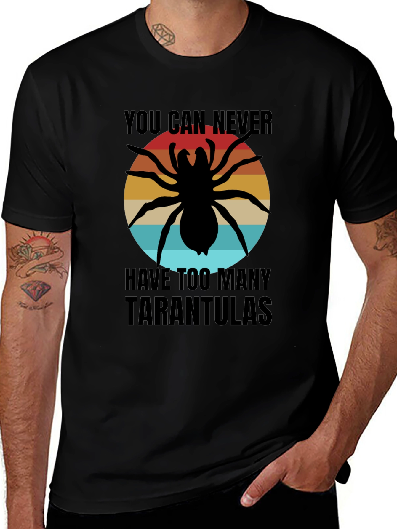 Variant 17 of Tarantula Lover Tee - You Can Never Have Too Many Tarantulas T-Shirt