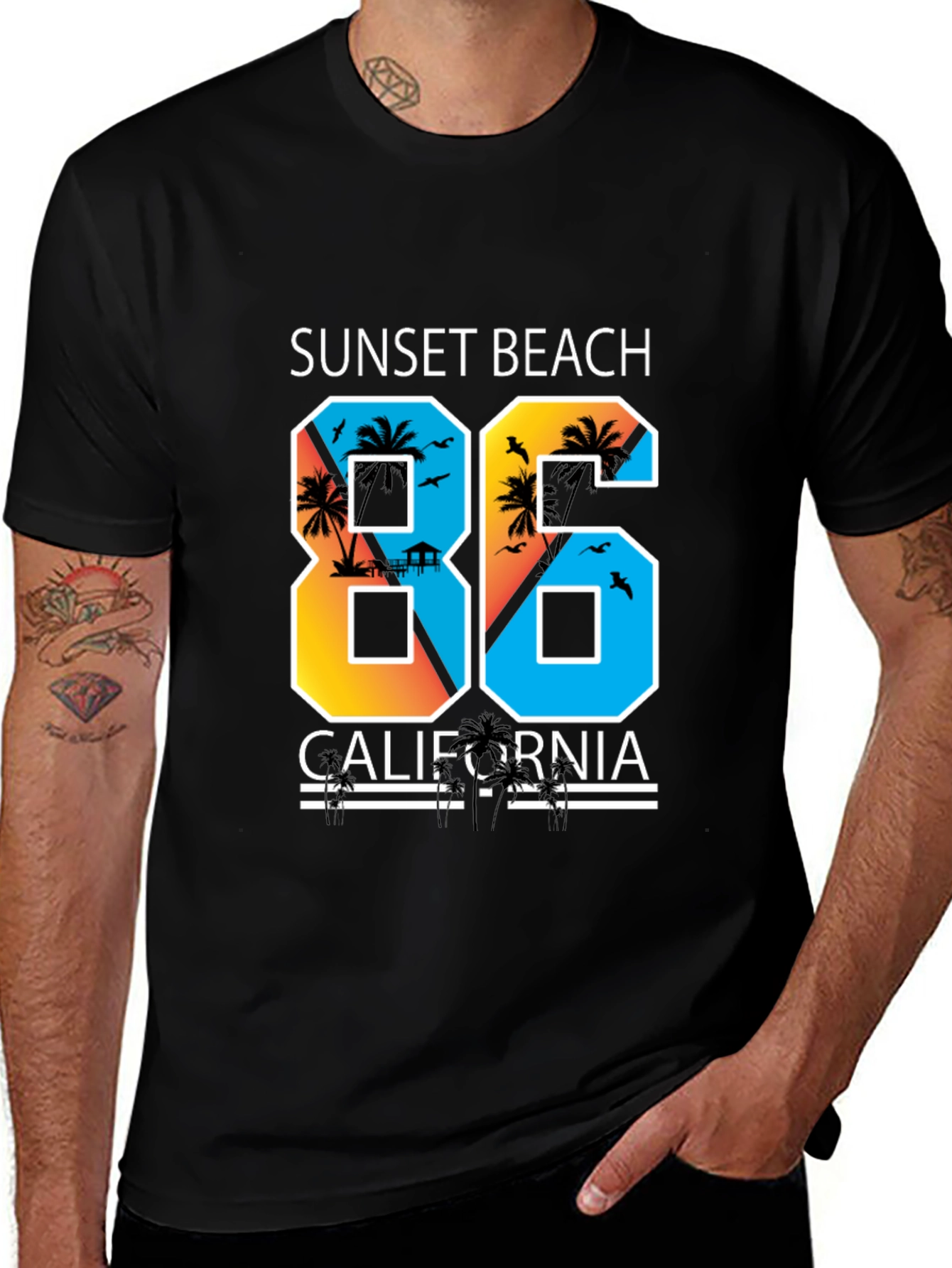Variant 15 of Sunset Beach California 86 T-Shirt