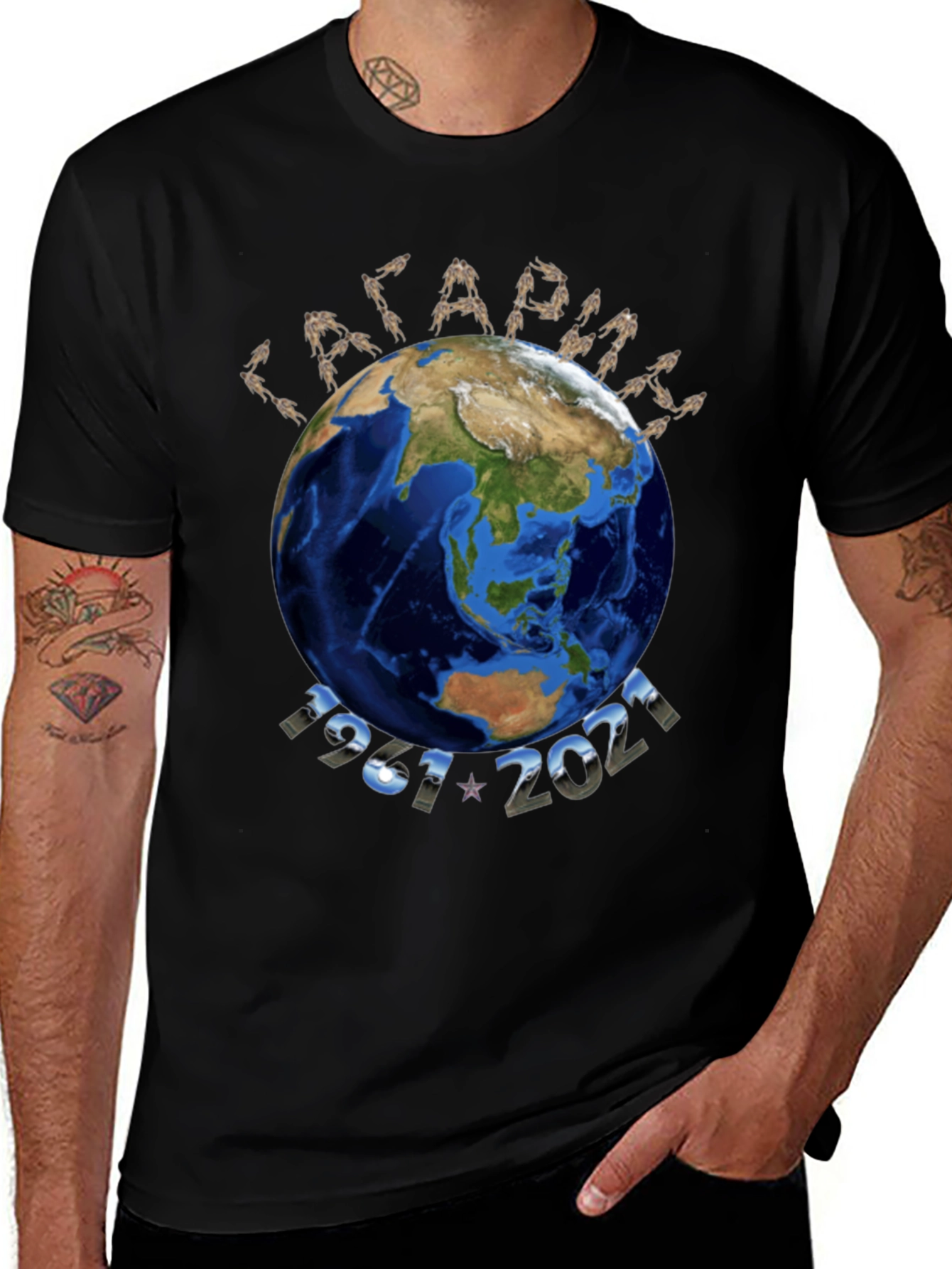 Variant 22 of Earth 1961-2021 Graphic Tee