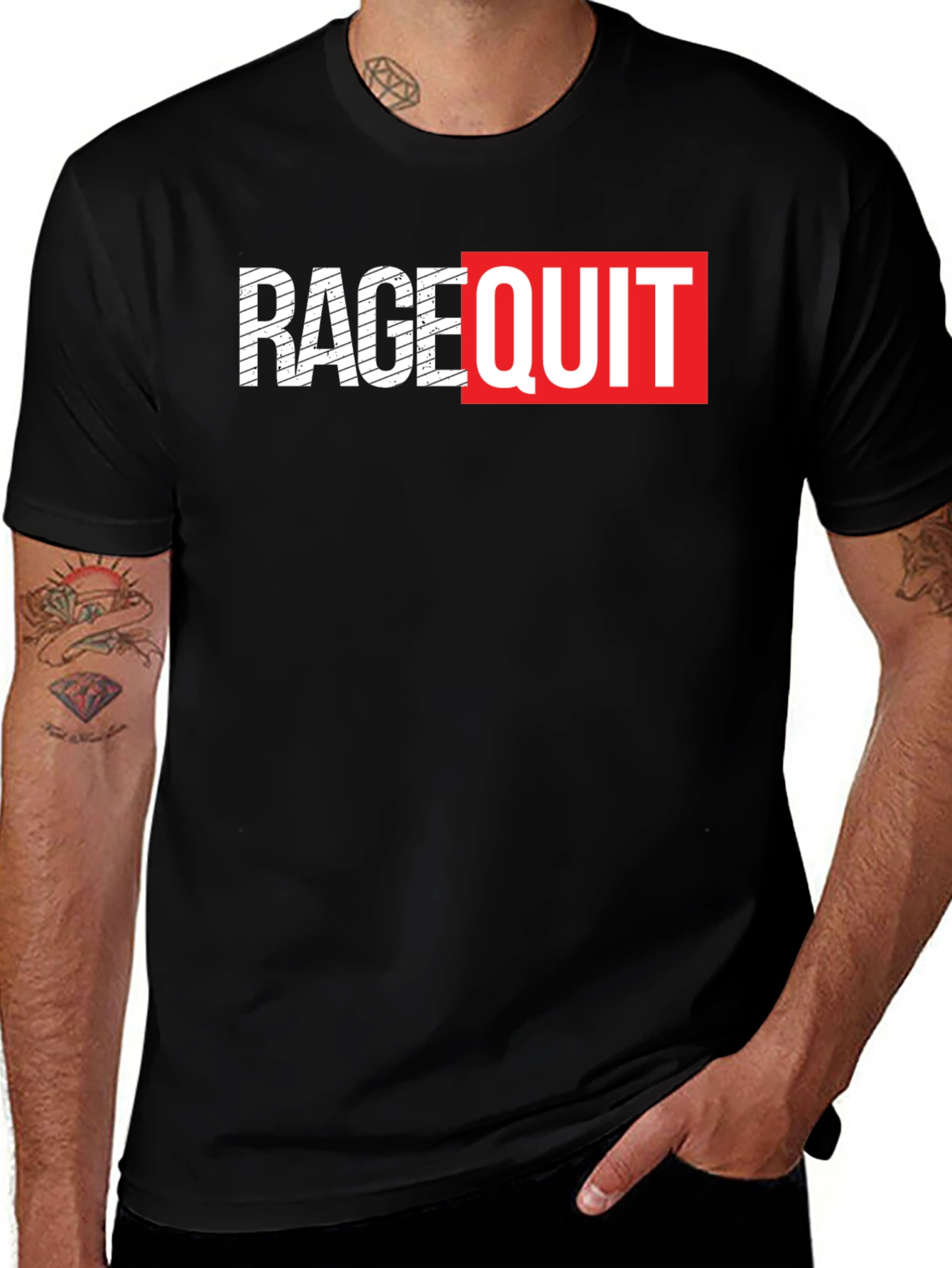 Rage Quit Graphic Tee - Gamer Style