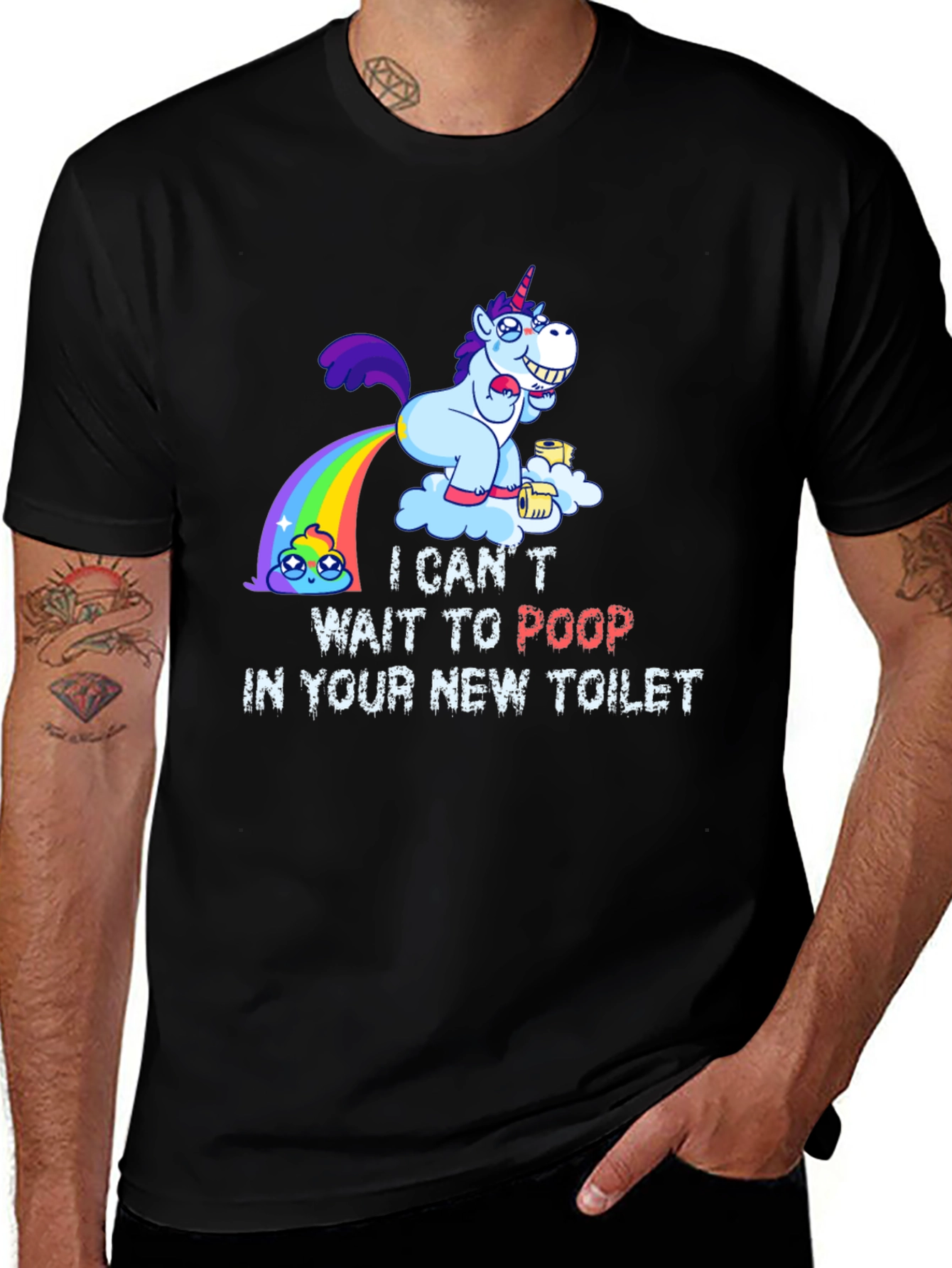 Variant 8 of Funny Unicorn Poop T-Shirt