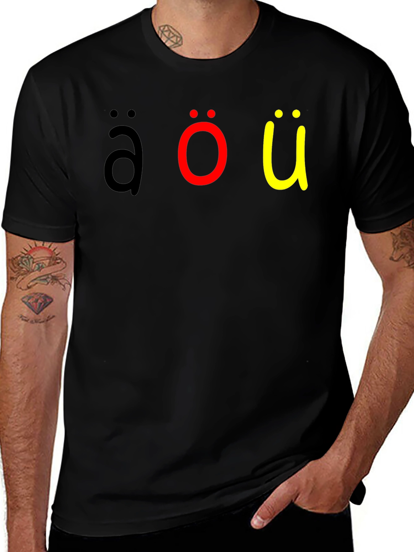 German Umlaut T-Shirt - Fun Alphabet Tee