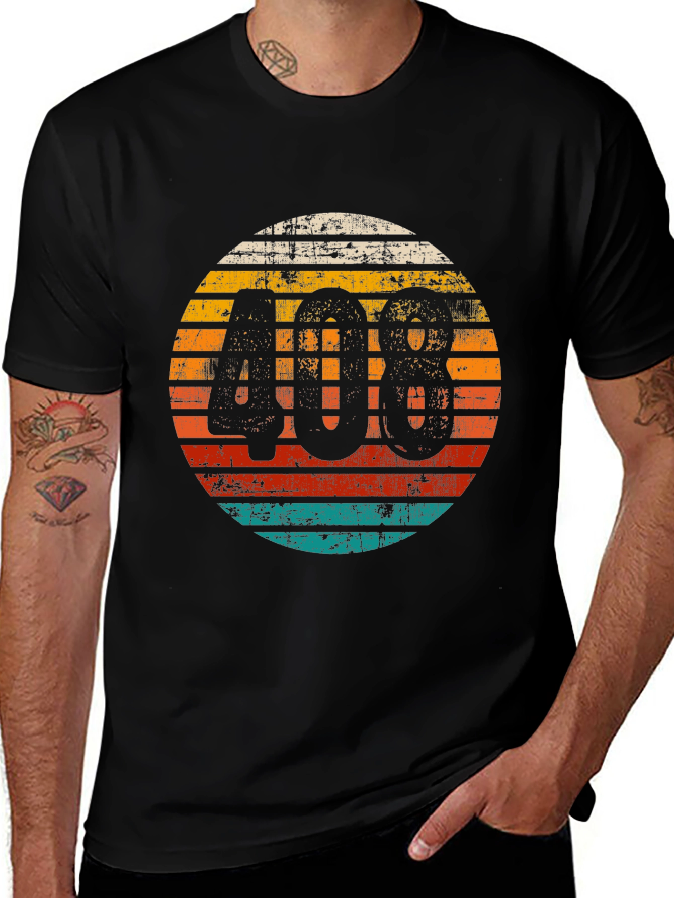 Variant 9 of Retro 408 Area Code T-Shirt