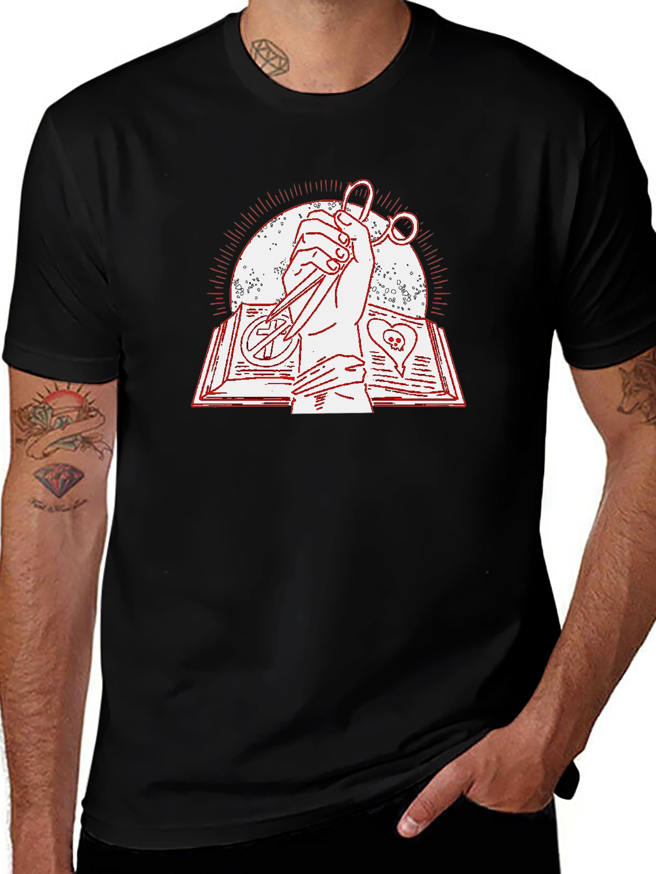 Variant 12 of Hand Holding Scissors T-Shirt