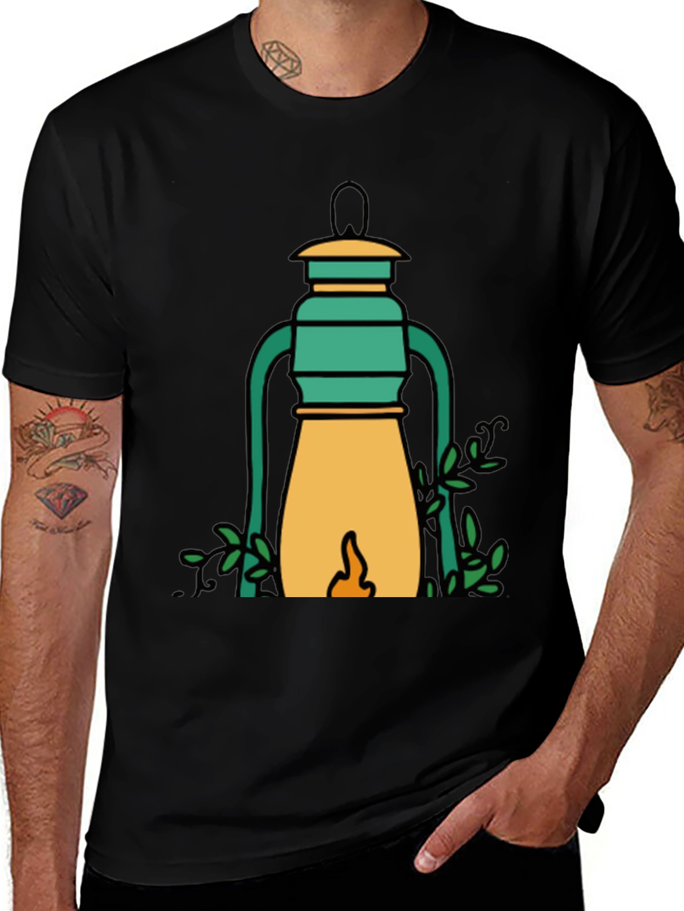 Variant 10 of Lantern Graphic Tee - Adventure Ready Style