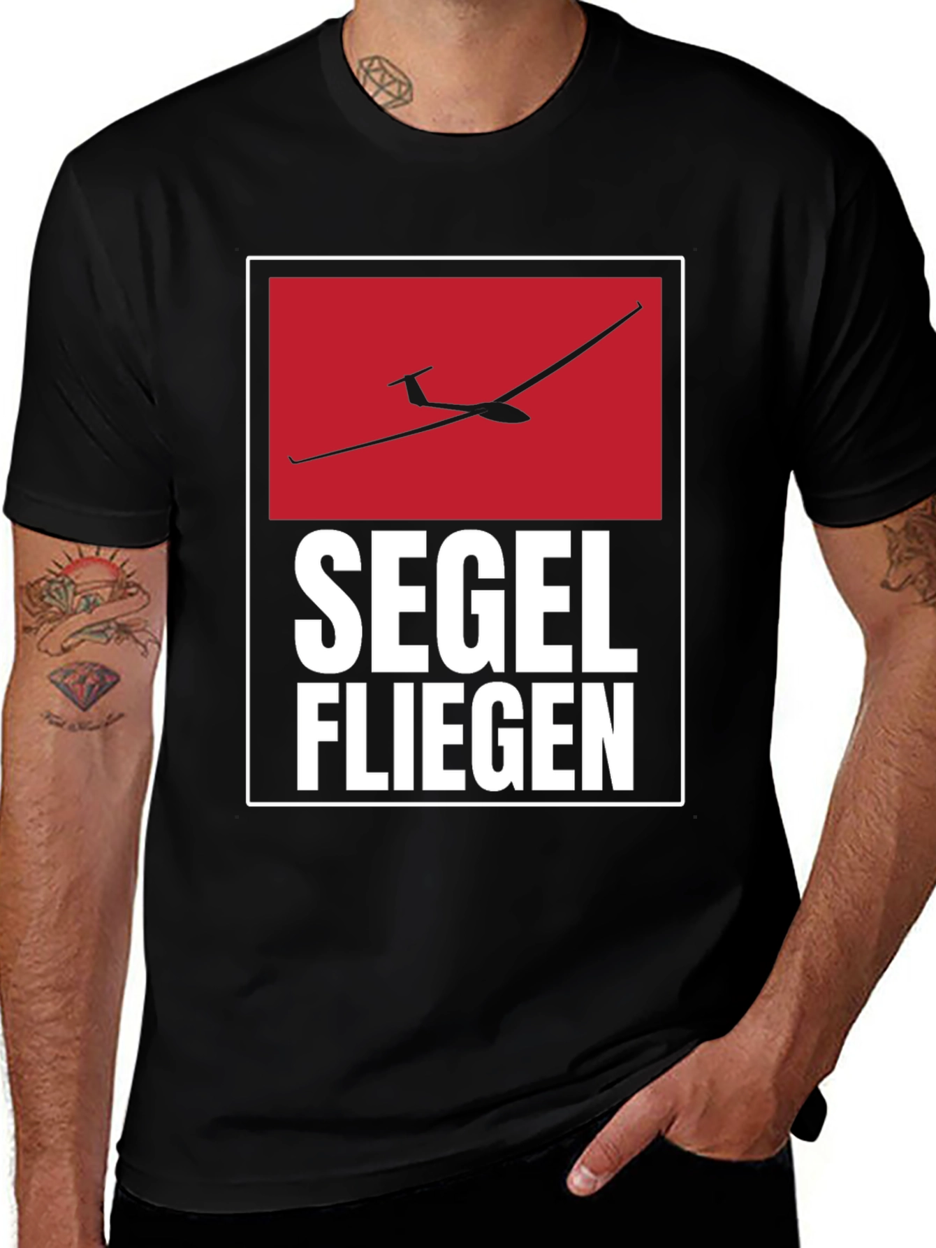 Variant 16 of Segelfliegen Glider T-Shirt - Black