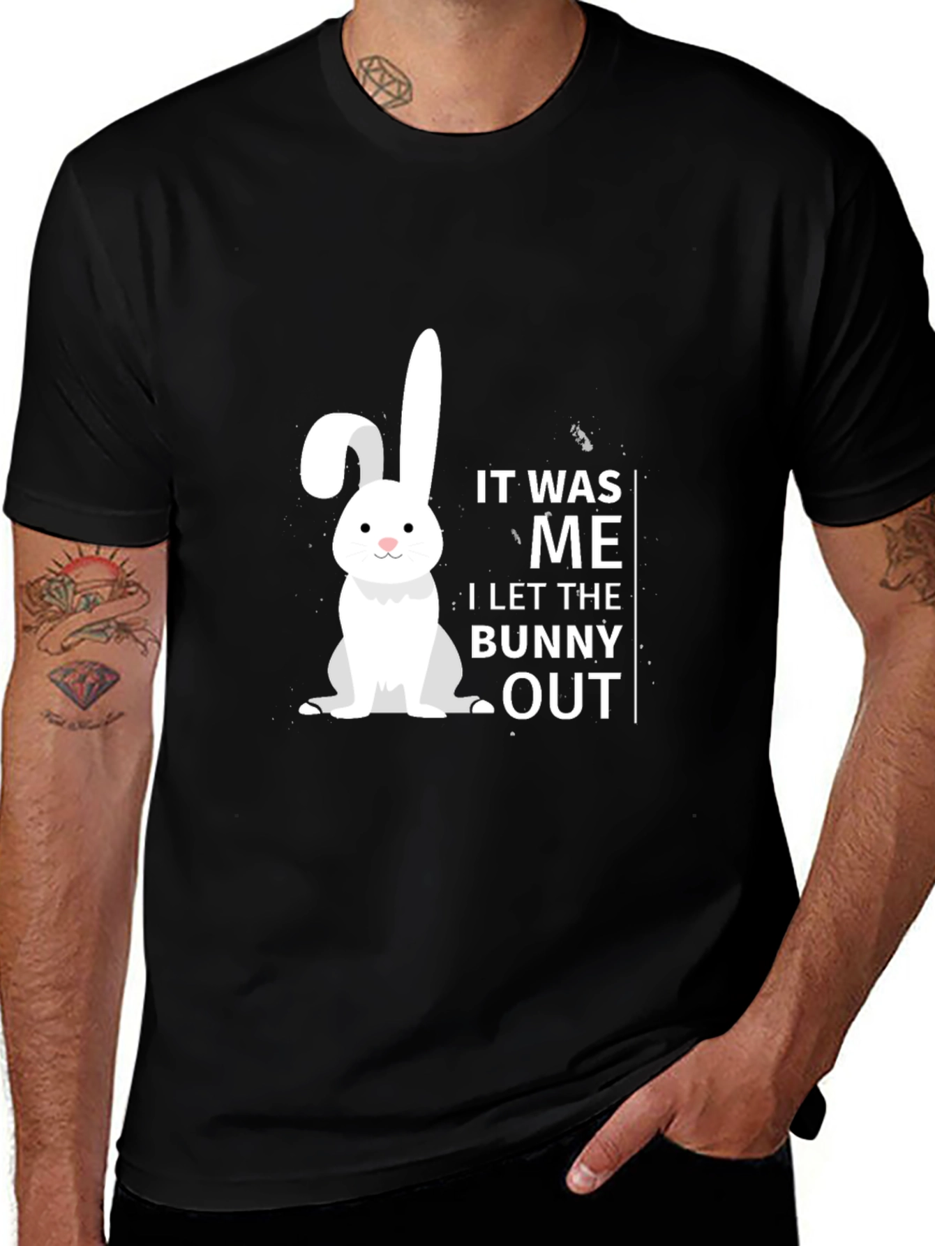 Variant 10 of It Was Me I Let The Bunny Out T-Shirt