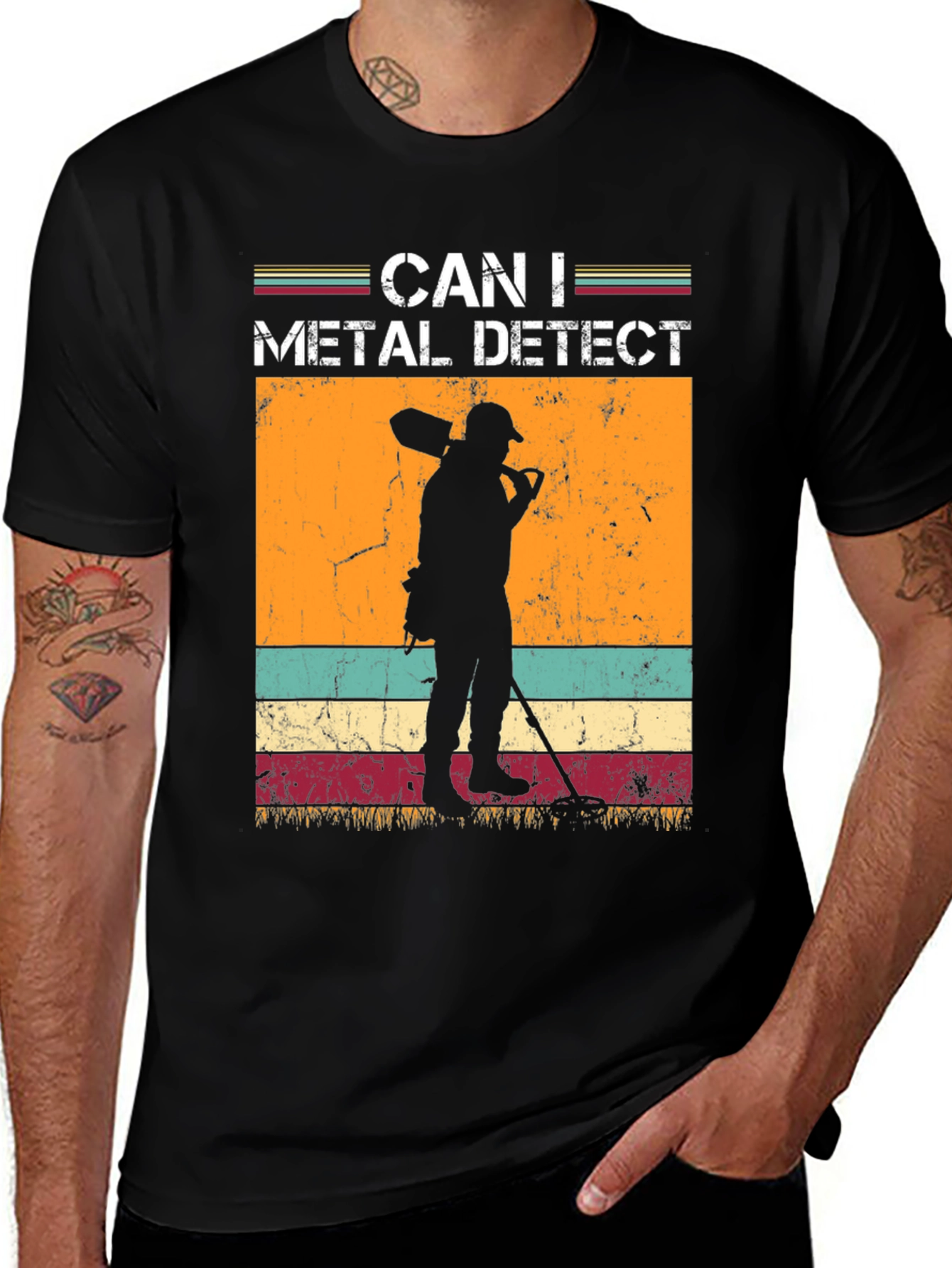 Variant 26 of Can I Metal Detect T-Shirt - Hobby Tee