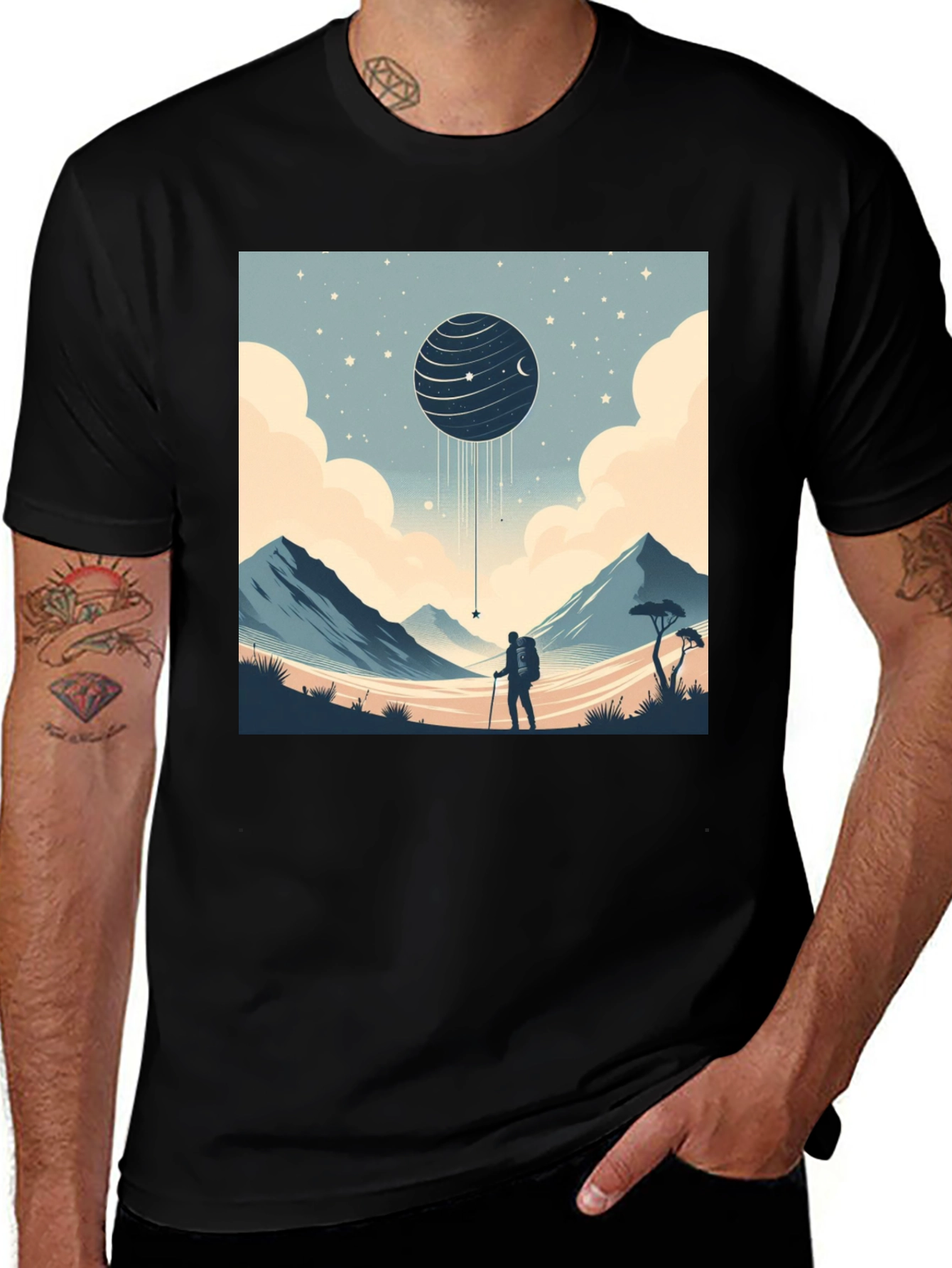 Variant 23 of Cosmic Wanderer Graphic Tee