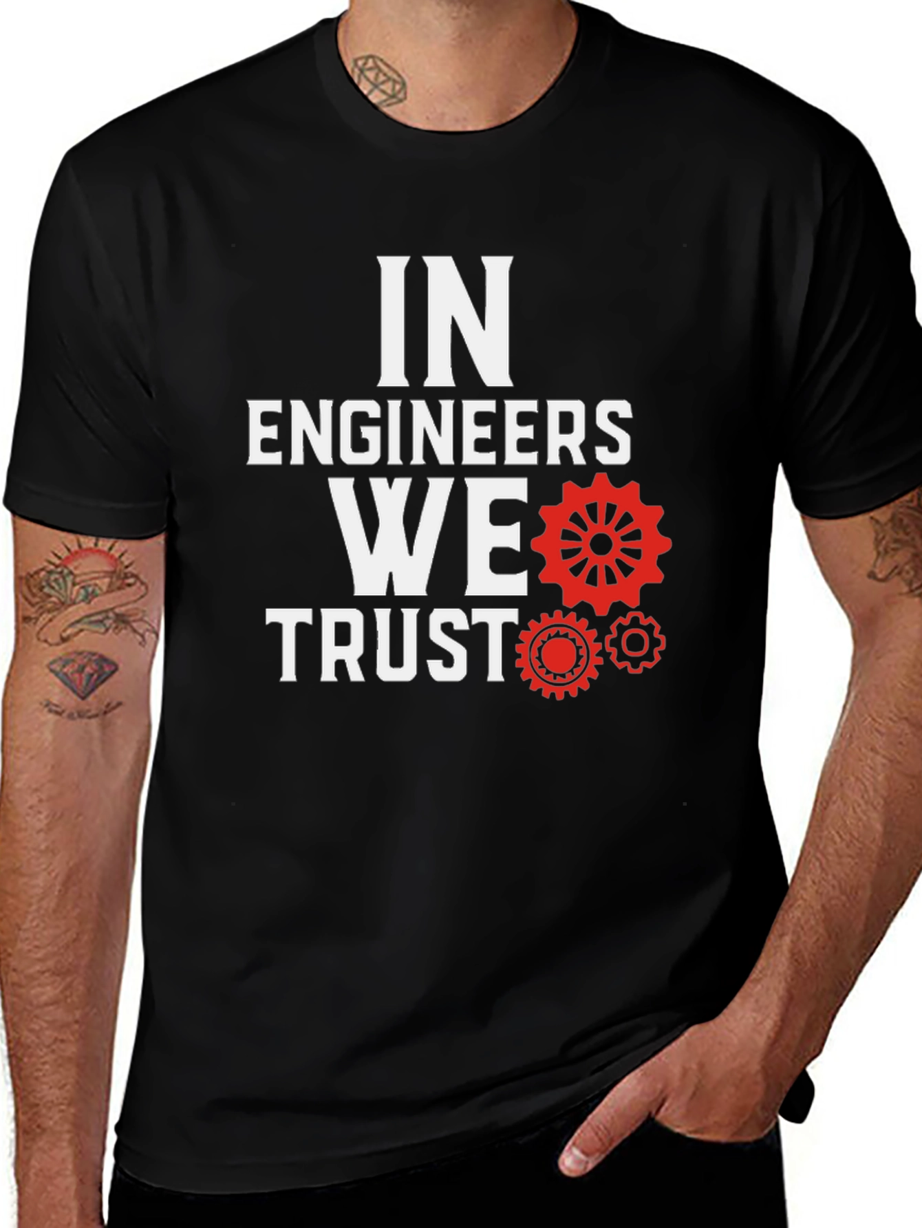 Variant 14 of In Engineers We Trust T-Shirt