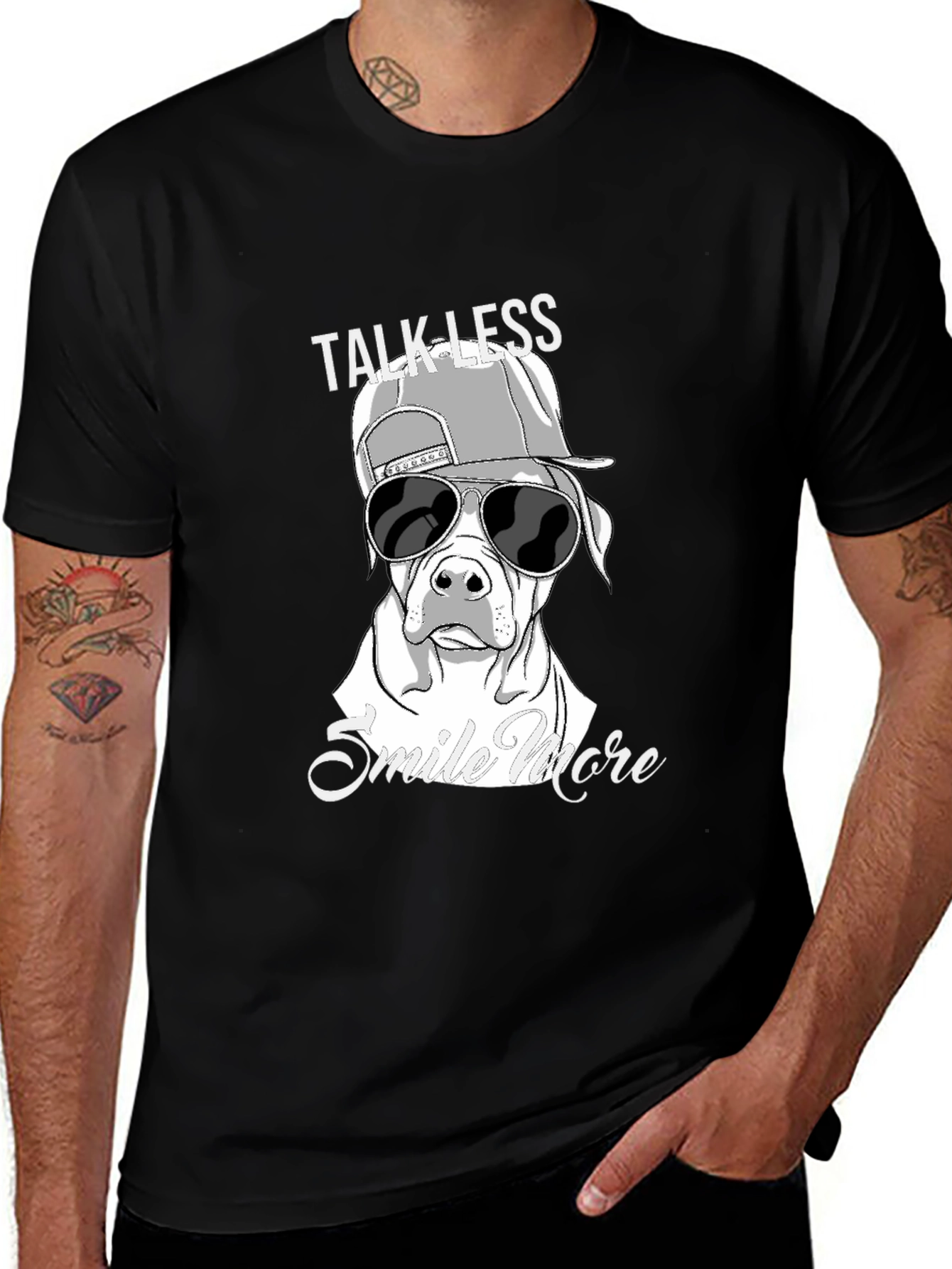 Talk Less Smile More Graphic T-Shirt