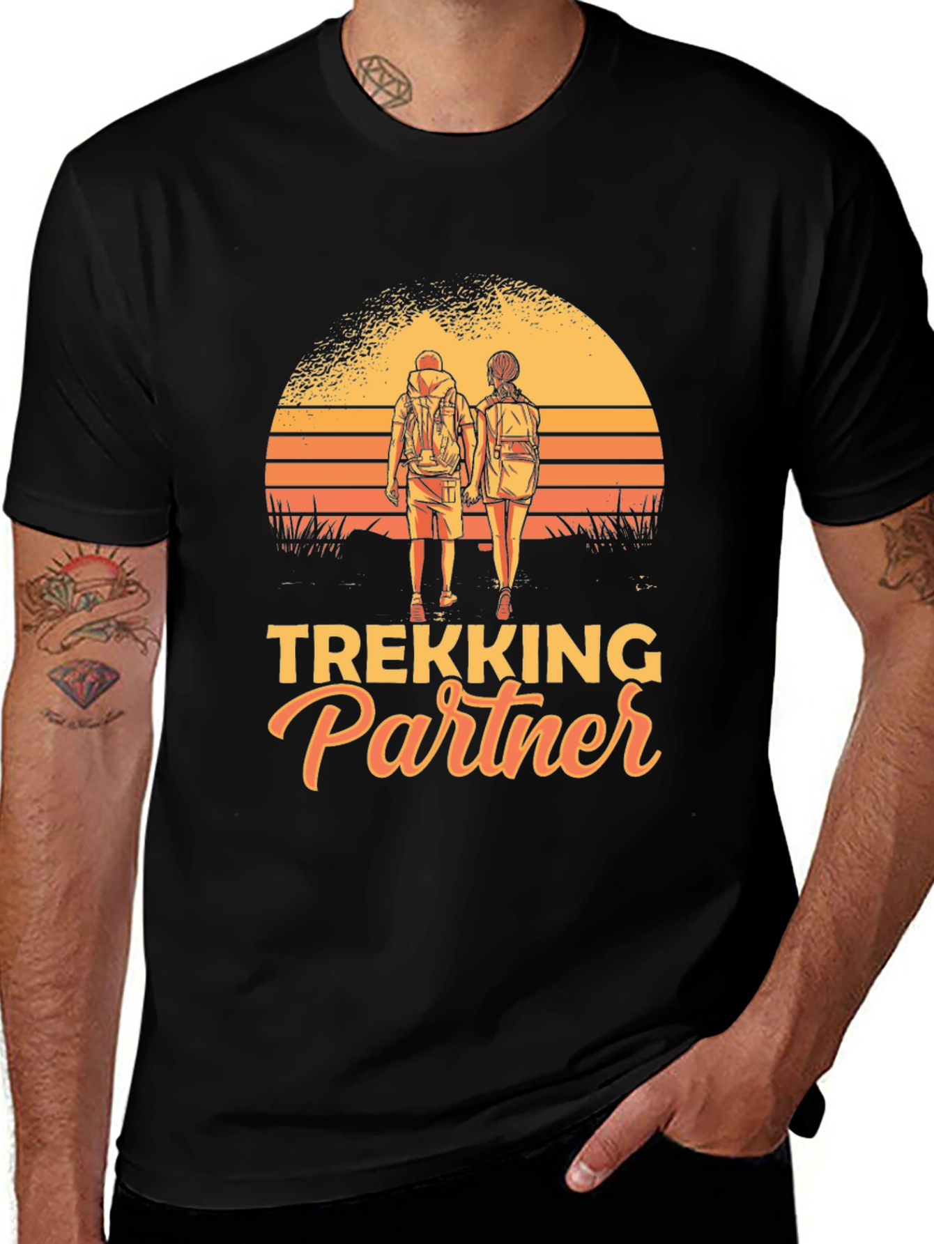 Variant 11 of Trekking Partner Graphic T-Shirt